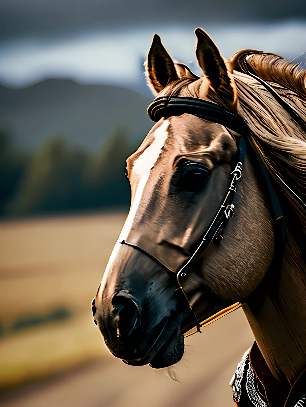 An epic photography of a Valkyrie warrior ona horse riding into the battlefield, intense action, cinematic rim light, intense action, dynamic juxtaposition, young warrior, very high quality face, exploitable image, long windy hair, stylized dynamic folds, very rustic and beautiful woman, full focus, tiltshift, ethereal, cinematic, movie still, cinematic lighting, photograph, detailed symmetric realistic face, extremely detailed natural texture, peach fuzz, long hair, masterpiece, absurdres, nikon d850 film stock photograph, kodak portra 400 camera f1.6 lens, extremely detailed, amazing, fine detail, hyper realistic lifelike texture, dramatic lighting, unrealengine, trending on artstation, cinestill 800 tungsten, looking at the viewer, photo realistic, RAW photo, TanvirTamim, high quality, highres, sharp focus, extremely detailed, cinematic lighting, 8k uhd,-imagine-