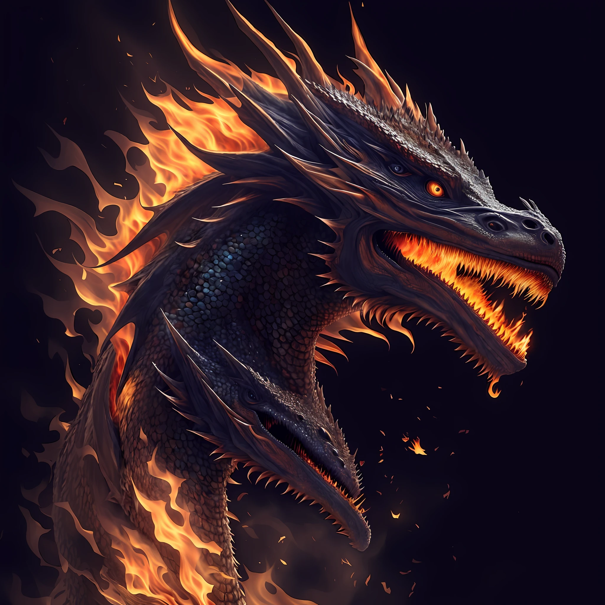 a closeup of a dragon with fire coming out of its mouth, dragon breathing fire, dragon art, ''dragon breathing fire, fire dragon, dragon breathing fire, dragon portrait, dragon breathing fire, by Adam Marczyński, portrait of a dragon, flaming fire dragon serpent, epic dragon, dragon face, scarred dragon, dragon blowing fire above, drogon, ultra quality