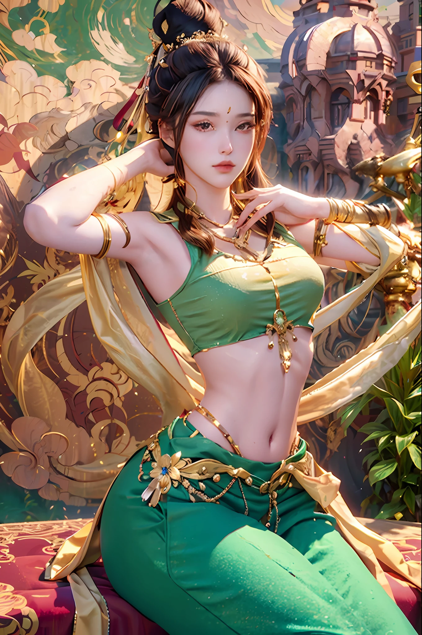 (m1n1jello:0.6), crop top, sweatpants, muscular, wide hips, large breasts, thick thighs, standing, looking at viewer, sitting, in garden, slim, slender, looking at viewer, (masterpiece), (best quality:1.2), absurdres, intricate details, (highly detailed skin:1.2),, photorealistic, beautiful women, best quality, (masterpiece:1.3), closed mouth, looking at viewer,(highly detailed face:1.3), perfect face, full lips,
Base Negative 2.0,,jewelry