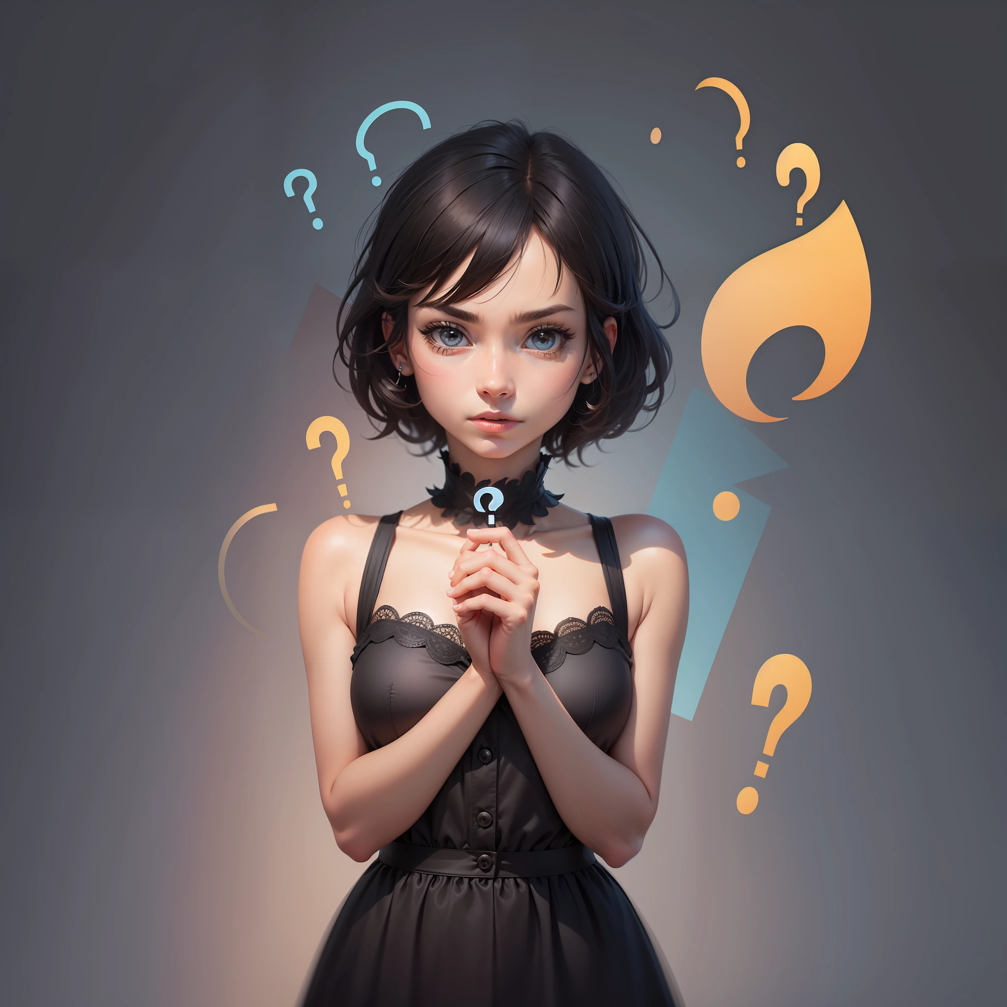 a vector image of a person with a question mark