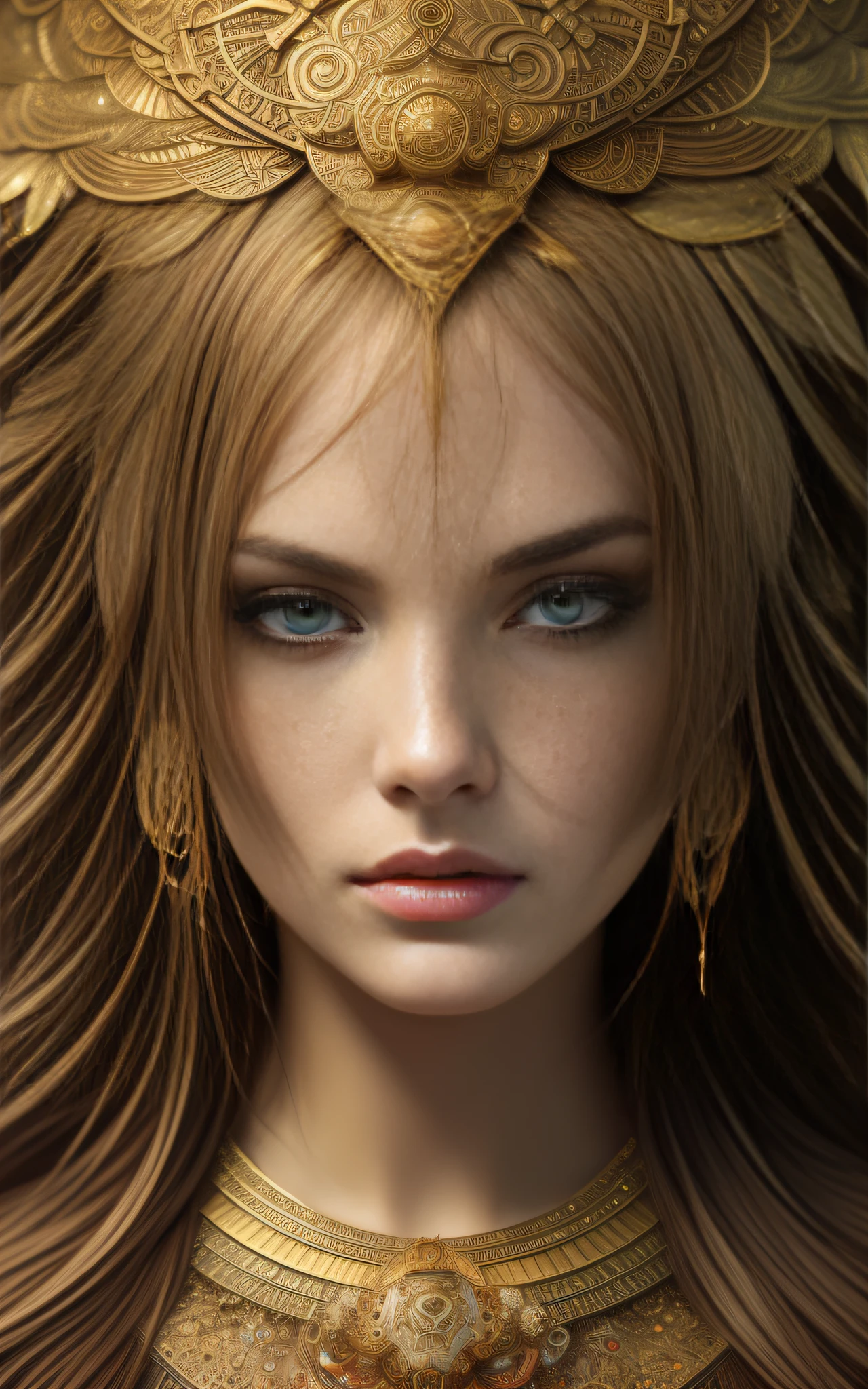 Waist high Portrait of an exotic beautiful caucasian woman wearing trendy clothing at a beach,  perfect detailed face, detailed symmetric hazel eyes with circular iris, realistic, stunning realistic photograph, 3d render, octane render, intricately detailed, cinematic, trending on artstation, Isometric, Centered hipereallistic cover photo, awesome full color, hand drawn, dark, gritty, mucha, klimt, erte 12k, high definition, cinematic, neoprene, behance contest winner, portrait featured on unsplash, stylized digital art, smooth, ultra high definition, 8k, unreal engine 5, ultra sharp focus, intricate artwork masterpiece, ominous, epic, TanvirTamim, trending on artstation, by artgerm, h. r. giger and beksinski, highly detailed, vibrant