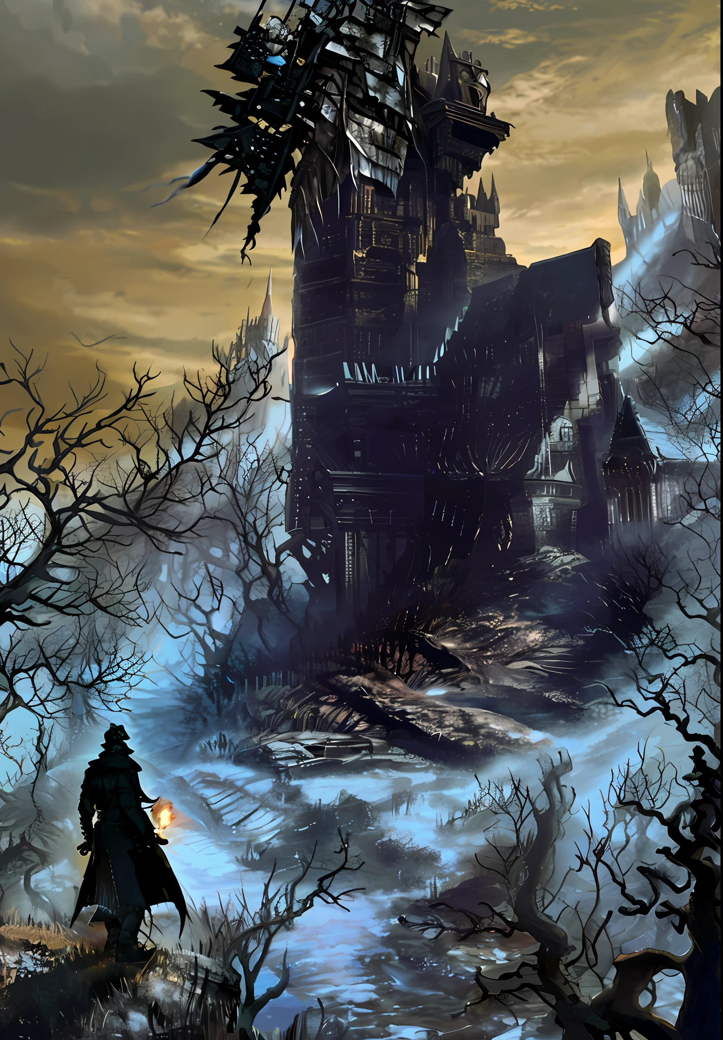 Bloodborne, docter:1.5,monster,city:1.1, 1men:1.2,solo:1.2
