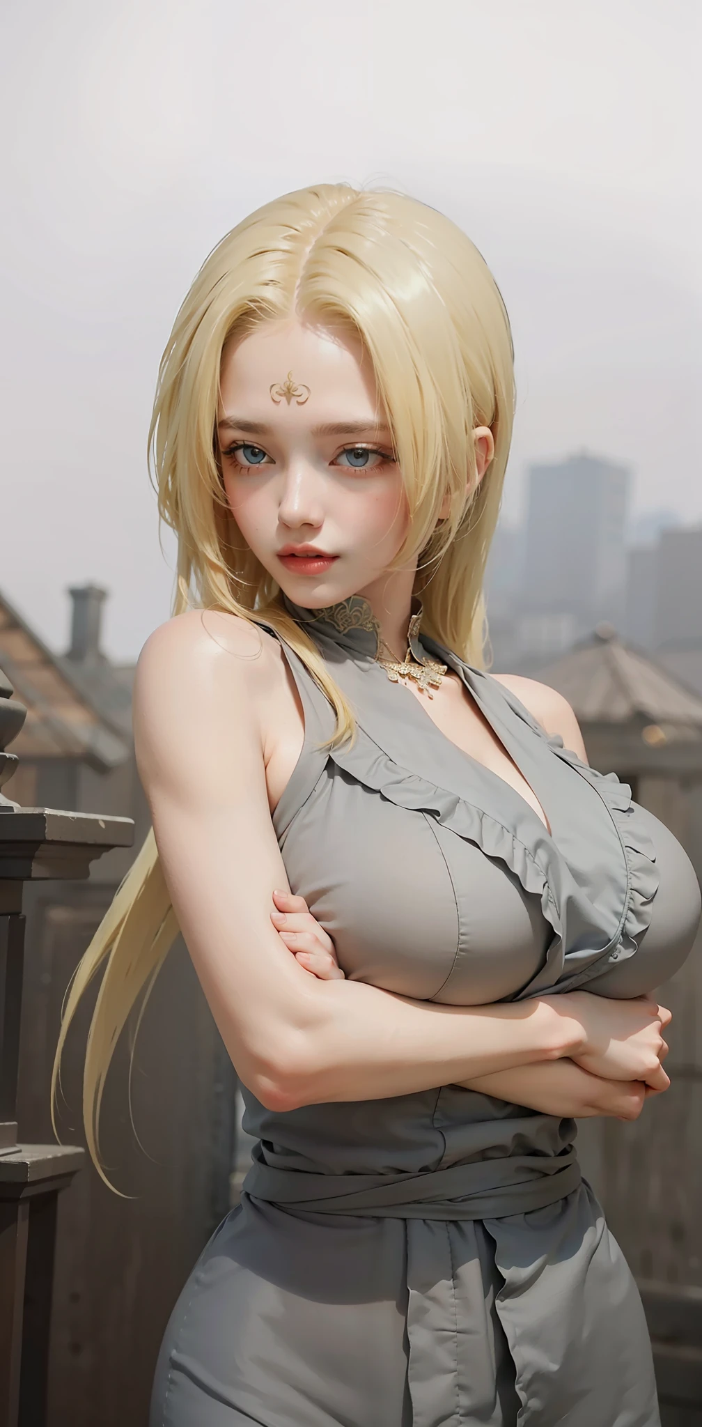 Best quality, masterpiece, big boobs, (large breasts), detailed skin texture, detailed cloth texture, detailed face, super detail, 8k, intricate detail, 1girl, slightly yellow blonde hair
