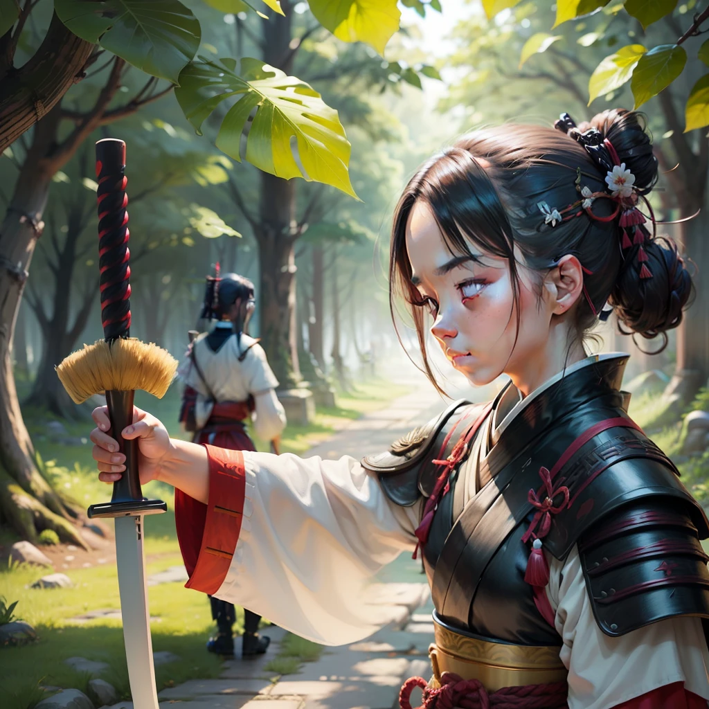 Imagine a peaceful era where your skills as a samurai are not needed for warfare. How would you adapt and find purpose in a world without conflict? --auto --s2