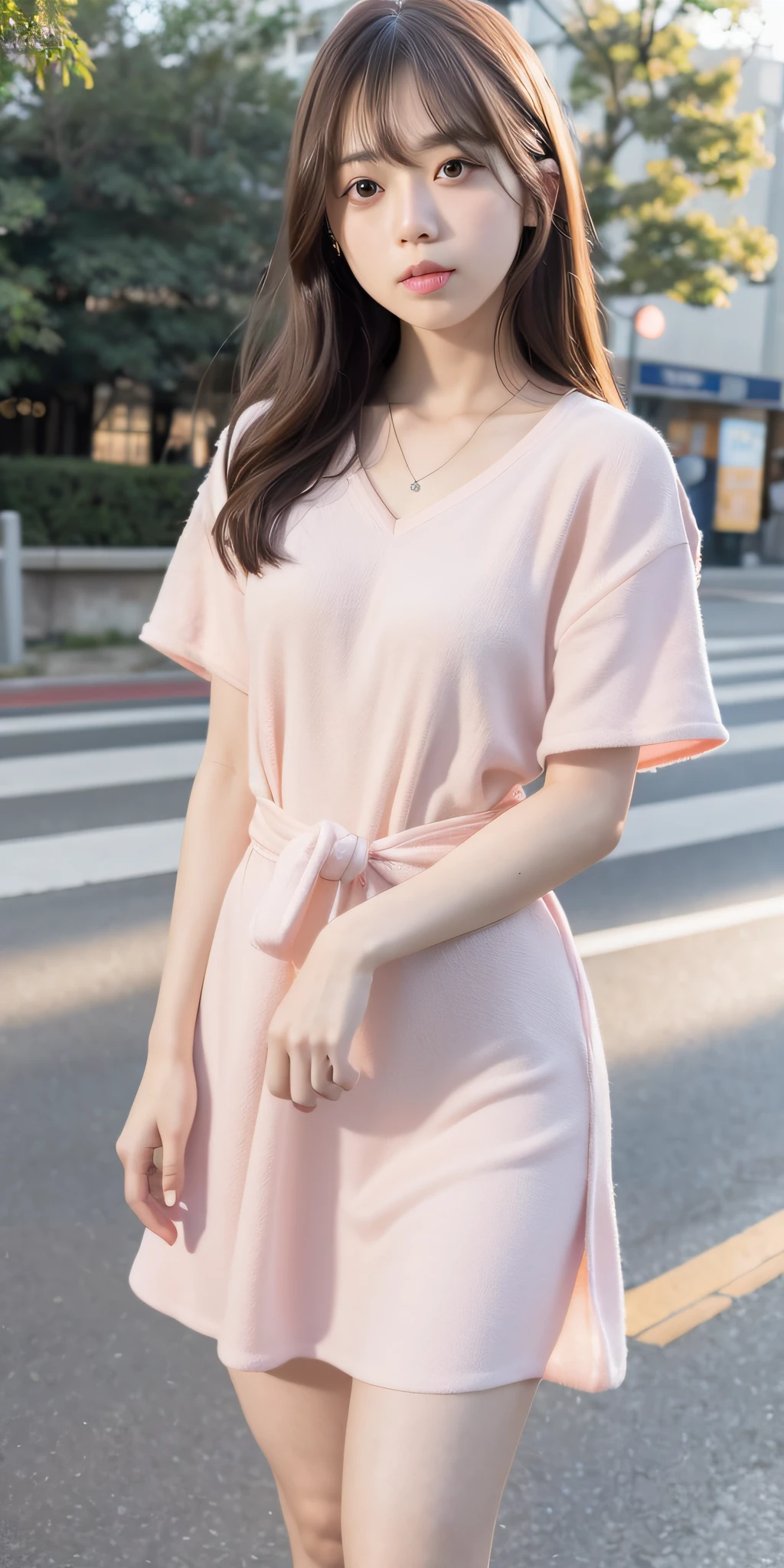 mix4, 20d, Solo, long_hair, Nanase Nishino, Haruka Kaki, Park, Jersey, (8K, RAW photography, best quality, masterpiece:1.2), (Realistic, Photorealistic: 1.37), Professional Lighting, Photon mapping, Radiosity, Physically Based Rendering