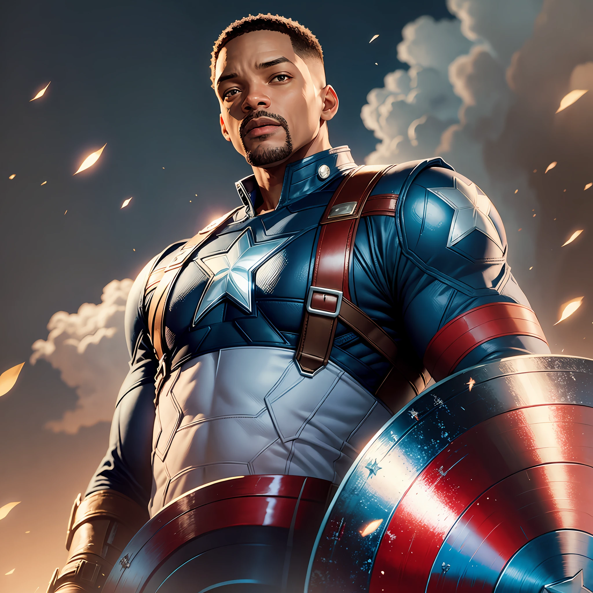Will Smith as Captain America --auto --s2