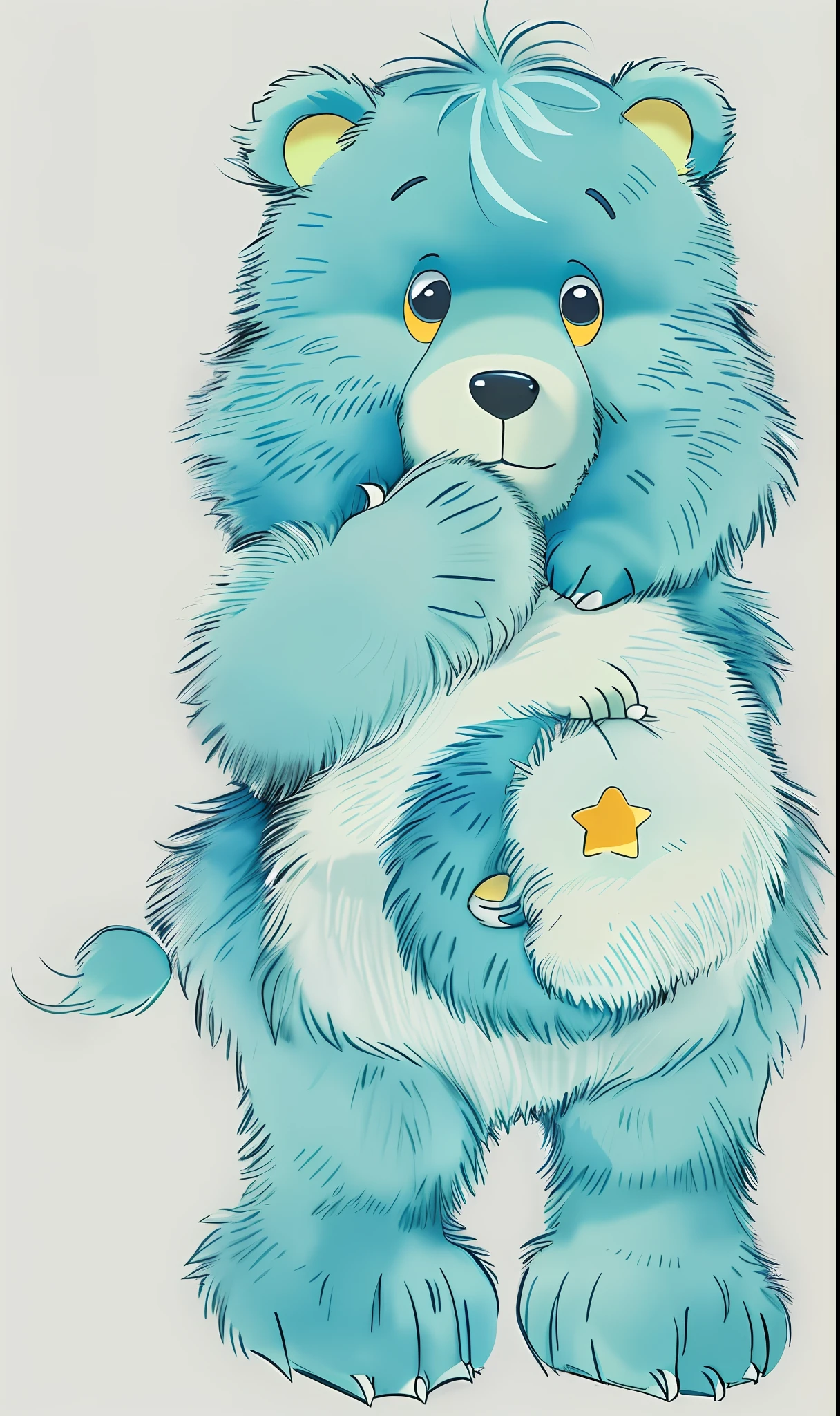 Affectionate bears ((80s)) children's animation.