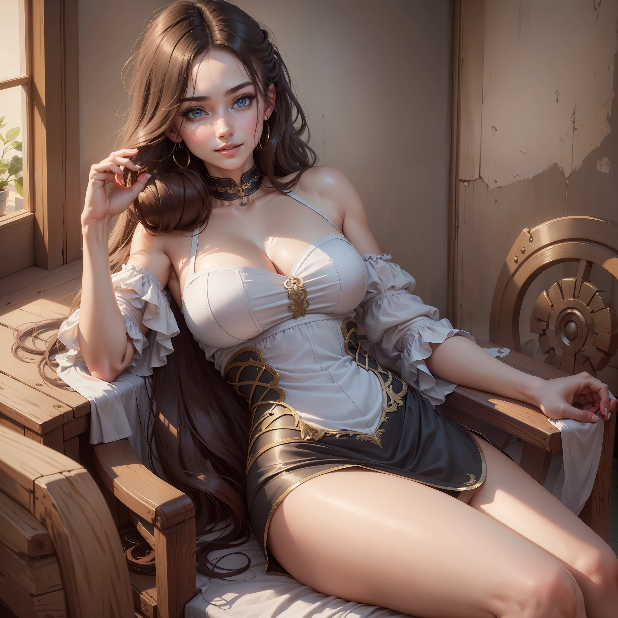 ((Best Quality, 8K, Masterpiece: 1.3)), 1girl, Slim Abs Beauty: 1.3, (Hairstyle Casual, Big Breasts: 1.2), Dress: 1.0, Super Fine Face, Delicate Eyes, Double Eyelids, Smile, school --auto --s2
