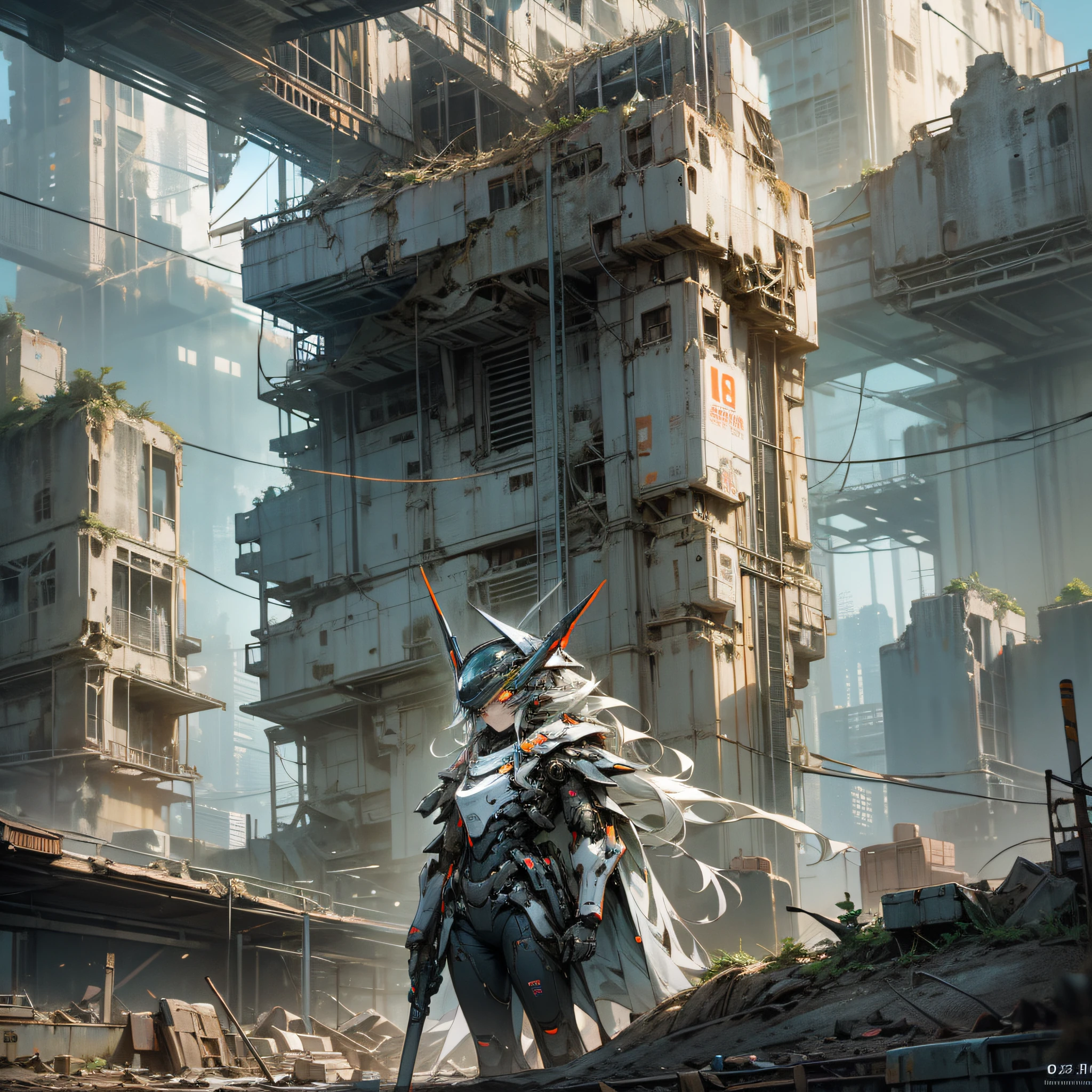 Broken buildings