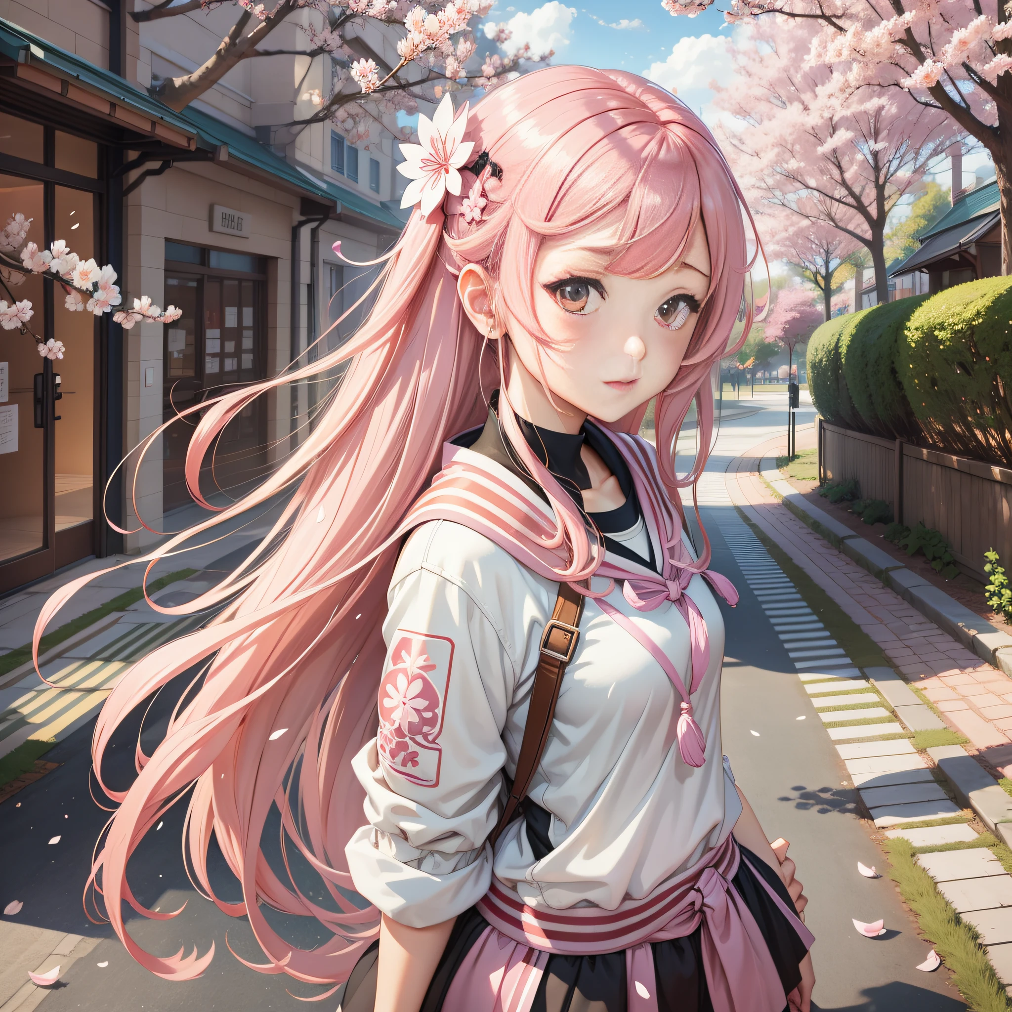 Campus Path, Sakura Girl, Anime,