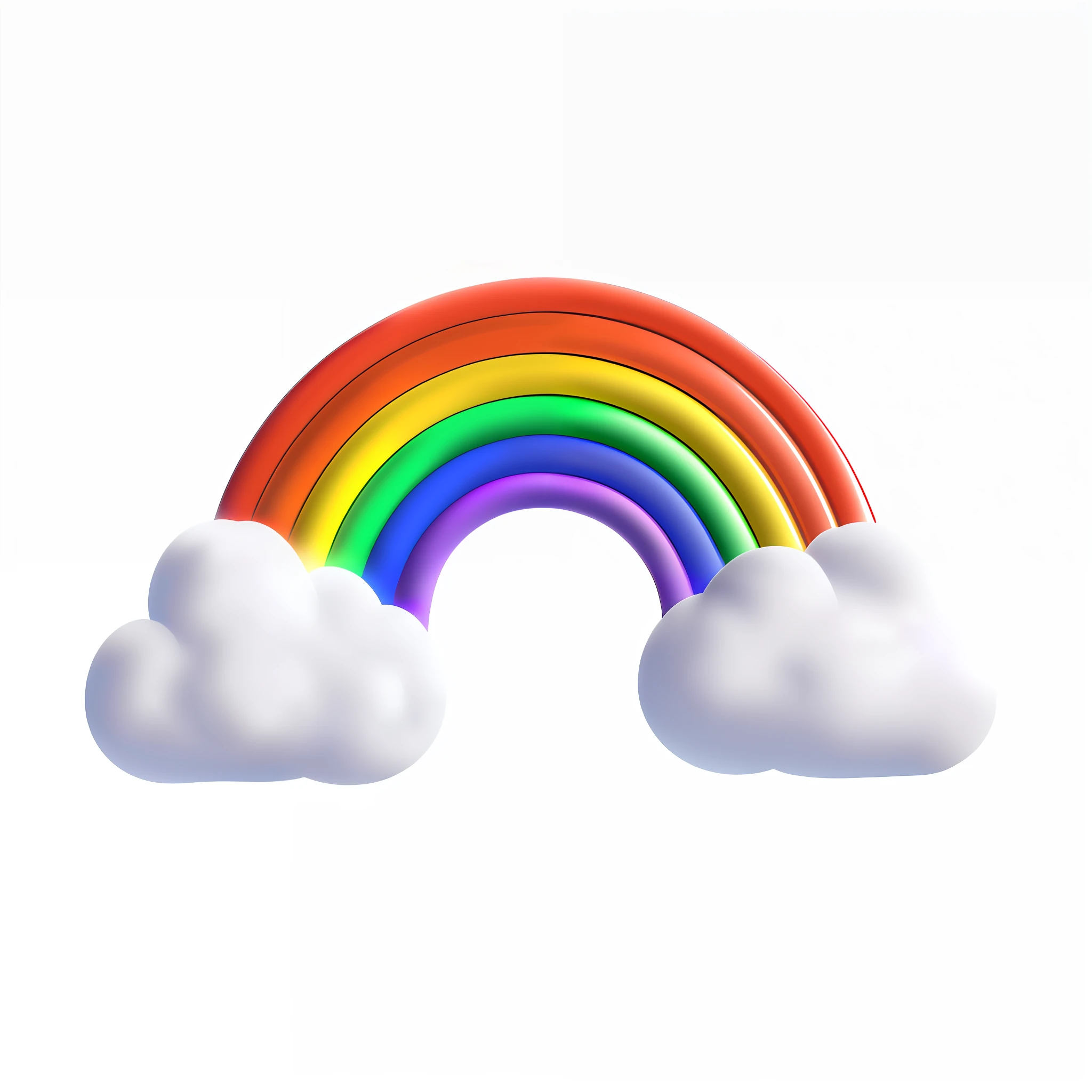 there is a rainbow and clouds in the sky on a black background, bright rainbow nimbus, rainbow colored clouds, rainbow clouds, octane render a lonely rainbow, rainbow, just one rainbow 8 k, ethereal rainbow nimbus, volumetric rainbow lighting, rainbow in the sky, rainbow colored, rainbow bg, dark rainbow nimbus, prismatic cumulus clouds, rainbow background