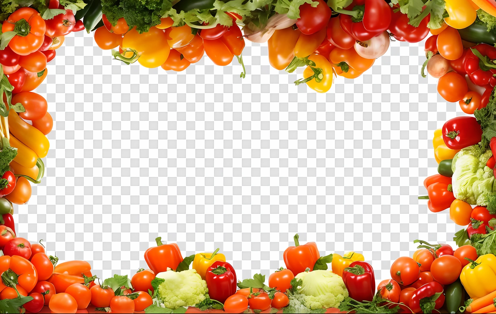 a close up of a frame of vegetables and fruits on a transparent background, isolated background, transparent background, high definition background, isolated on white background, vegetables, transparent backround, full view blank background, on clear background, the background is white, background is white, isolated white background, food particles, background removed, kitchen background, uncompressed png, without background