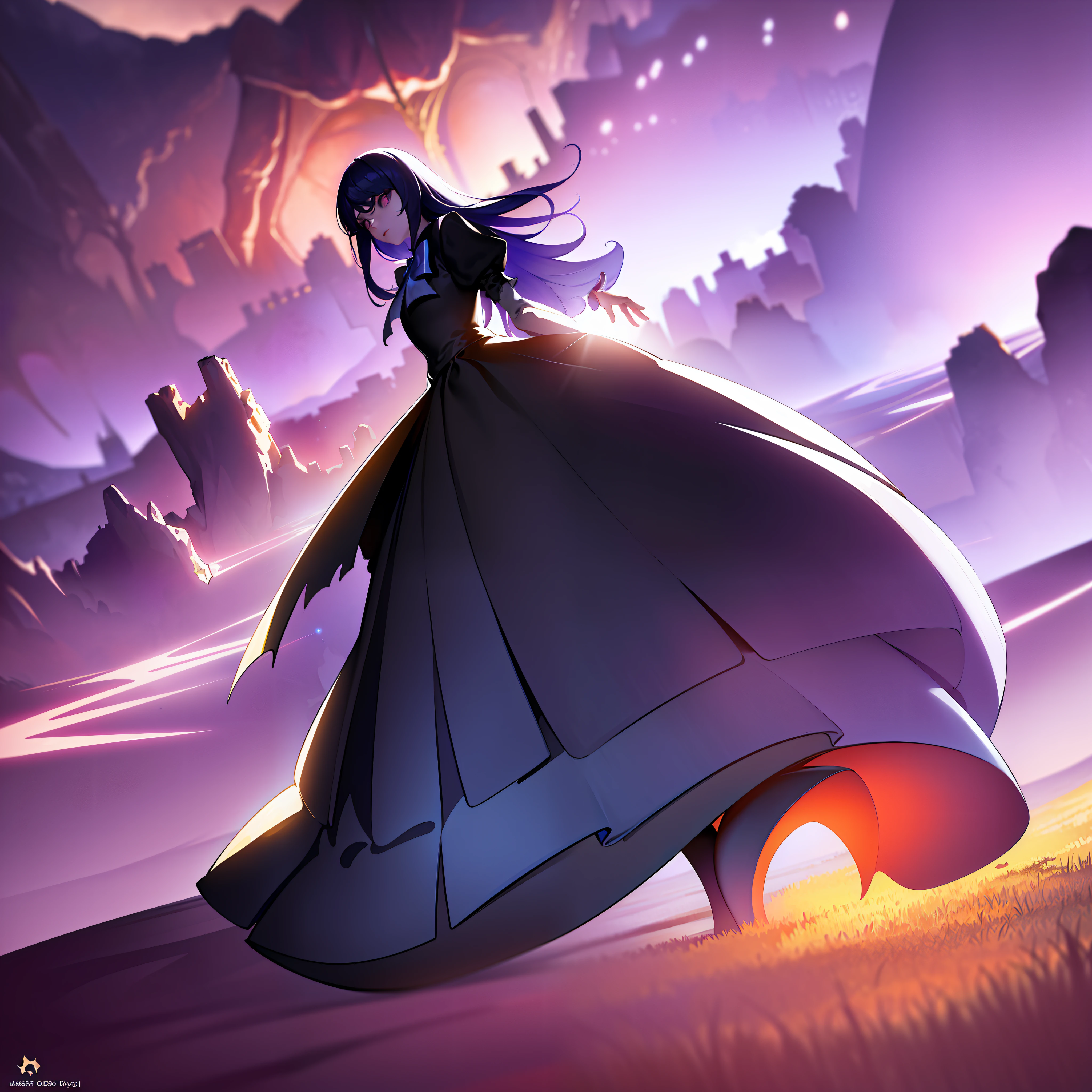 "((masterpiece)), best quality, (fantasy color scheme), (mysterious character:1.1), (dreamy atmosphere), (impressive background:1.2), (surreal elements), (detailed illustration), (unique or unusual perspective), (creative composition:1.3), (perfect balance of light and shadow), (high resolution), (captivating storytelling:1.2), (emotionally charged), (mid-shot)."