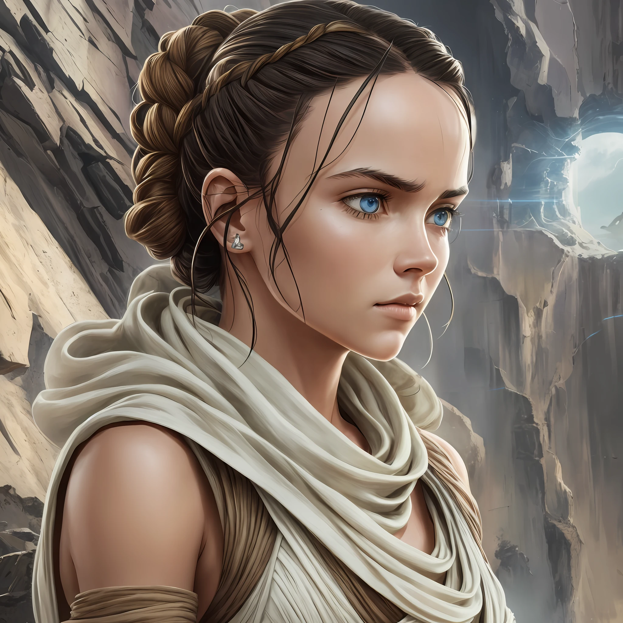 Rey star wars, ultra realistic, intricate details --auto --s2
