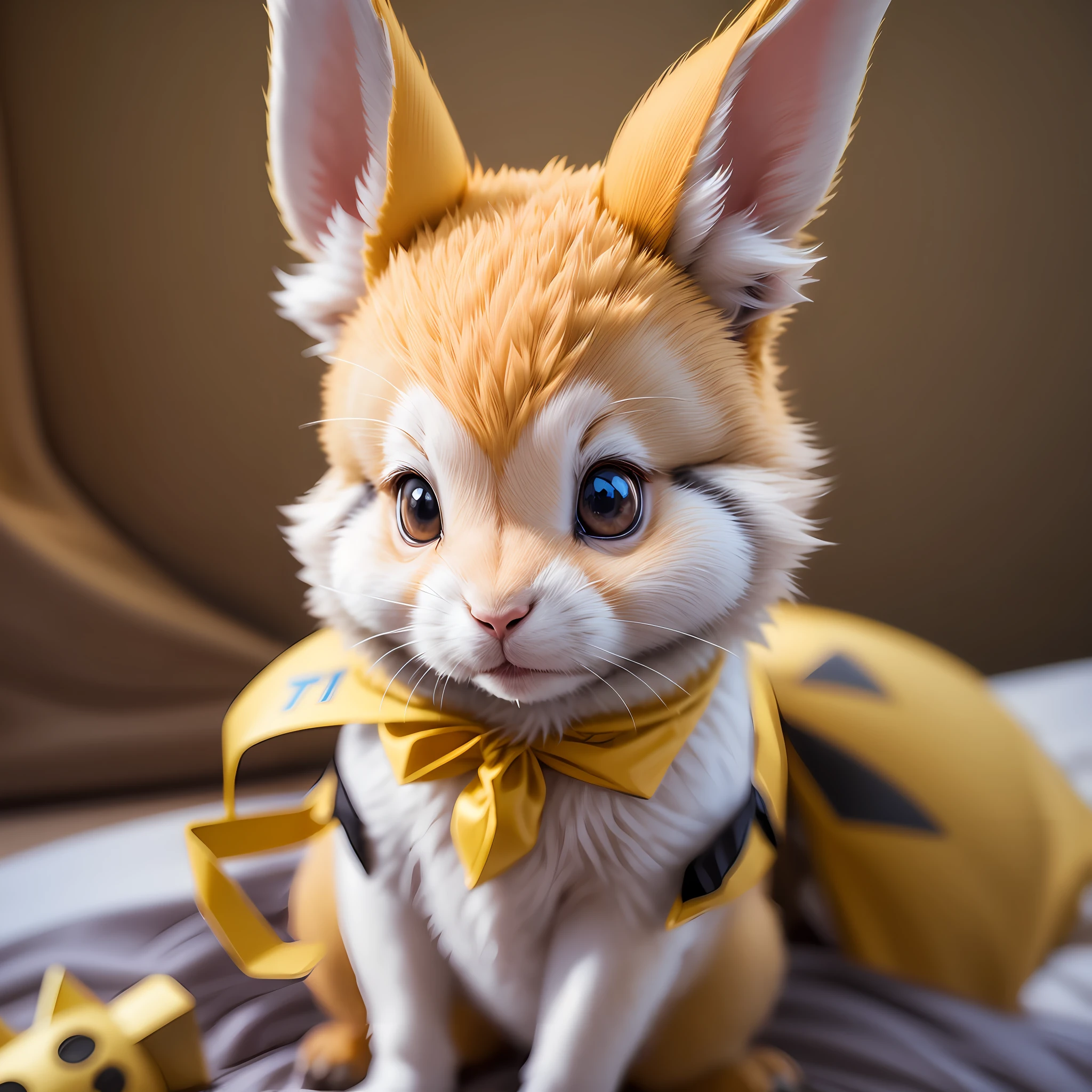 animation of bright vachirawit holding win metawin,bunny costume,3D,animation, 8k, uhd, severe low lighting, high quality, sharp focus, fujifilm XT3 --auto --s2