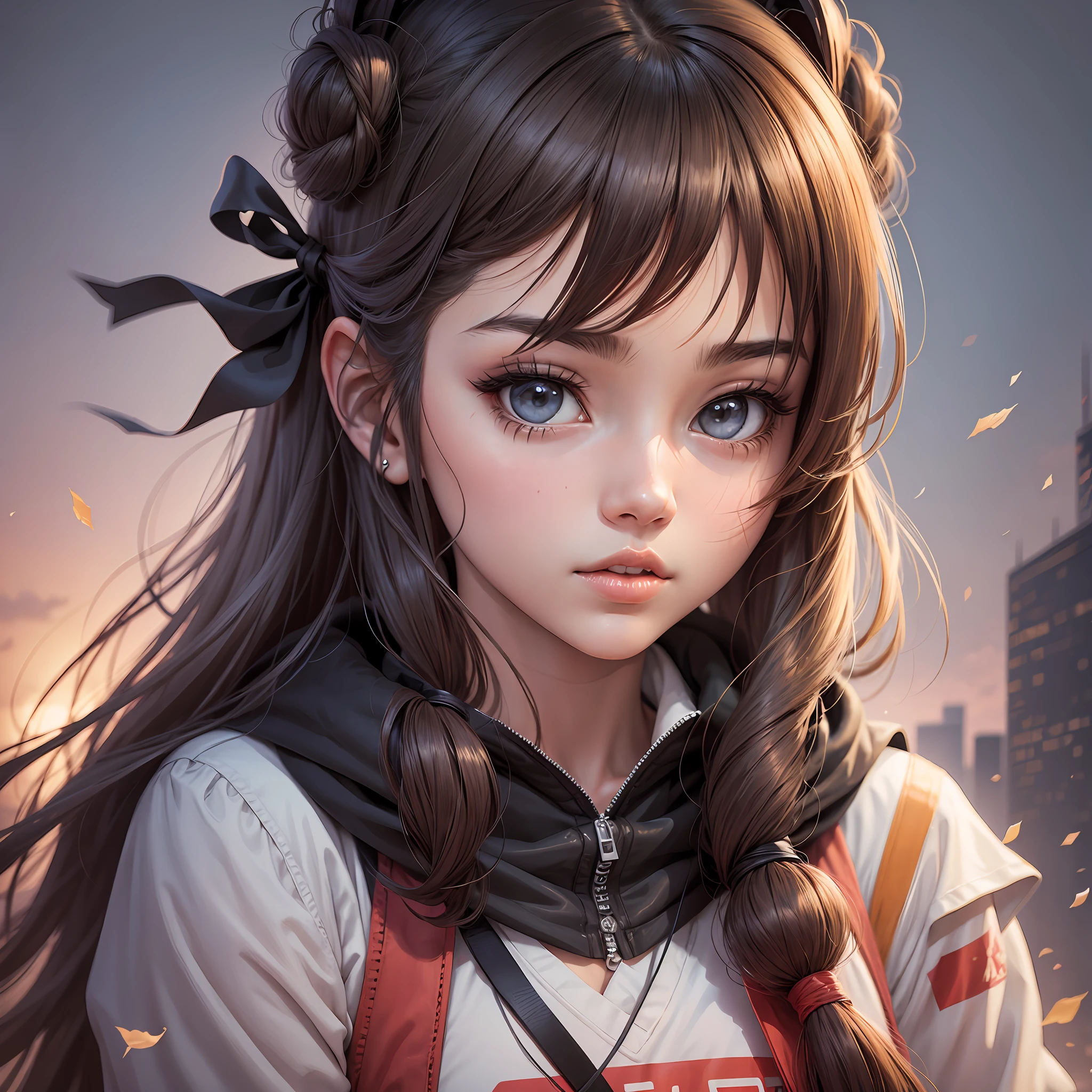 a girl with manga artstyle --auto --s2