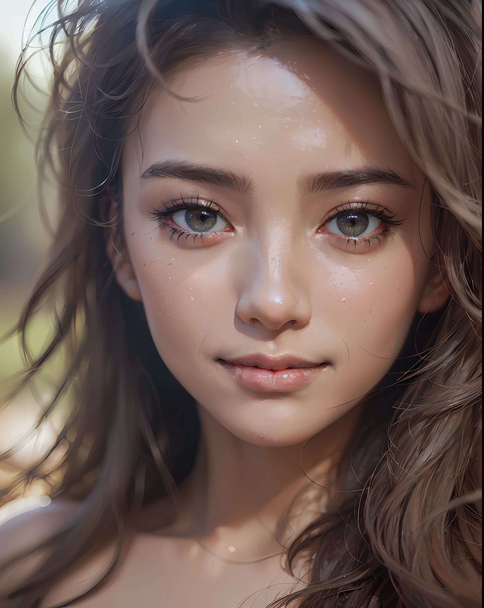 a beautiful woman by lee jeffries nikon D50 film stock photograph 4 kodak portra 400 camera by 135mm f1.6 lens rich colors hyper realistic , (lifelike skin texture) dramatic lighting , (trending on artstation) , ((realistic photography)), ((smiling pleasure romantic)) , cinestill 50d daylighting, anti-aliasing..post processing. (((by Secret prompt))), post-production. cell shading. tone mapping. cgi. vfx. sfx. insanely detailed and intricate. (((contour is beautiful ))) , ( extremely beautiful faces). (((hyperrealist ))), (((like a realty))) photography. volumetric. ultra-detailed. intricate details.(( super detailed beautiful faces)), cinematic. (Realistic photoshoot). ((perfect body)), ((perfect faces)) . (Camp’s background). depth of field. tilt blur. white balance,  ((perfect)),  (((hdr + FUHD+ 12K res ))), (((super-realist-perfect-forms-of-the-face))) -. pro photo rgb. accent lighting. double contour lighting, skin’s-reflections, --auto --s2
