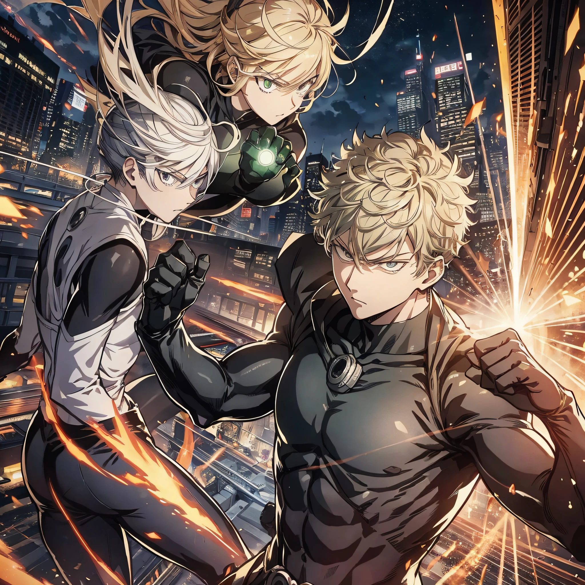 One-punch Man-Fight scenes, lots of S-class heroes