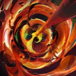 Rhythmic, abstract 3D, red swirl, twisted twist of fate abstraction, rendered in Arnold, swirling fabric, swirling liquid, fine swirling line, swirl, depth of field 3D, harmony and tacit understanding eliminate fatigue skirt dynamic swirl silky hot hot charming romantic easy green dot surging retro