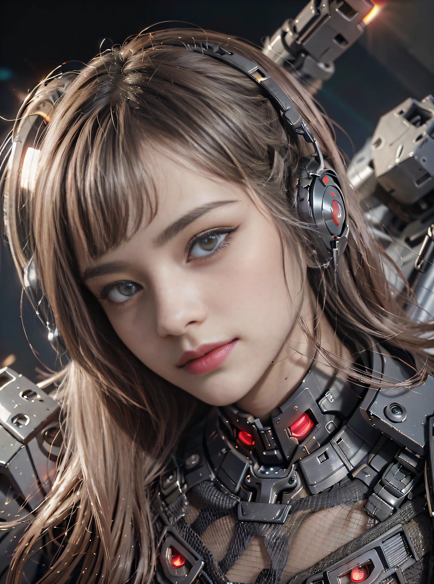 Headphones, sci-fi headphones,