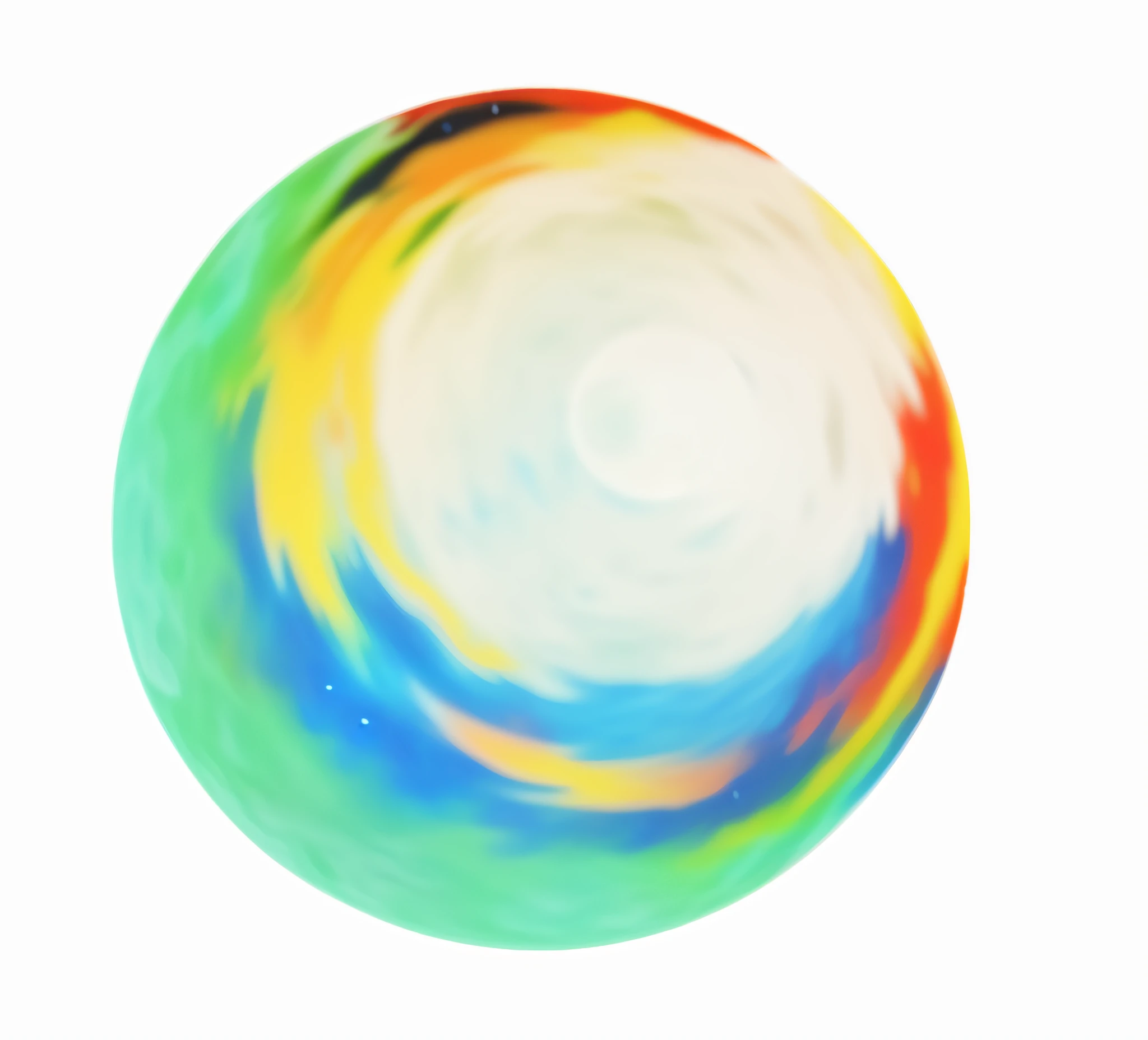 there is a picture of a colorful disc with a white background, cosmic colorful ultima moongate, lush and colorful eclipse, round design, pastel colorful mold, colored marble, painted with colour on white, colorful mold, accretion disk, planet with rings, big disc of planet, swirling scene, venus planet symbol, ethereal rainbow nimbus, circular planet