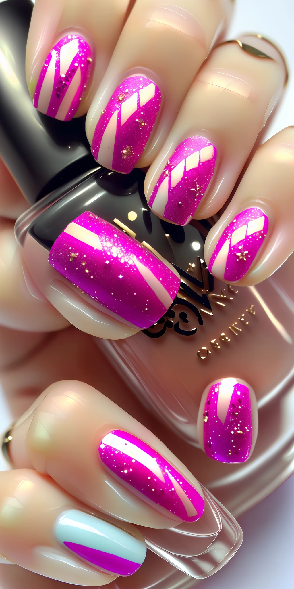 Valentine's Day Holiday Inspired Nail Art