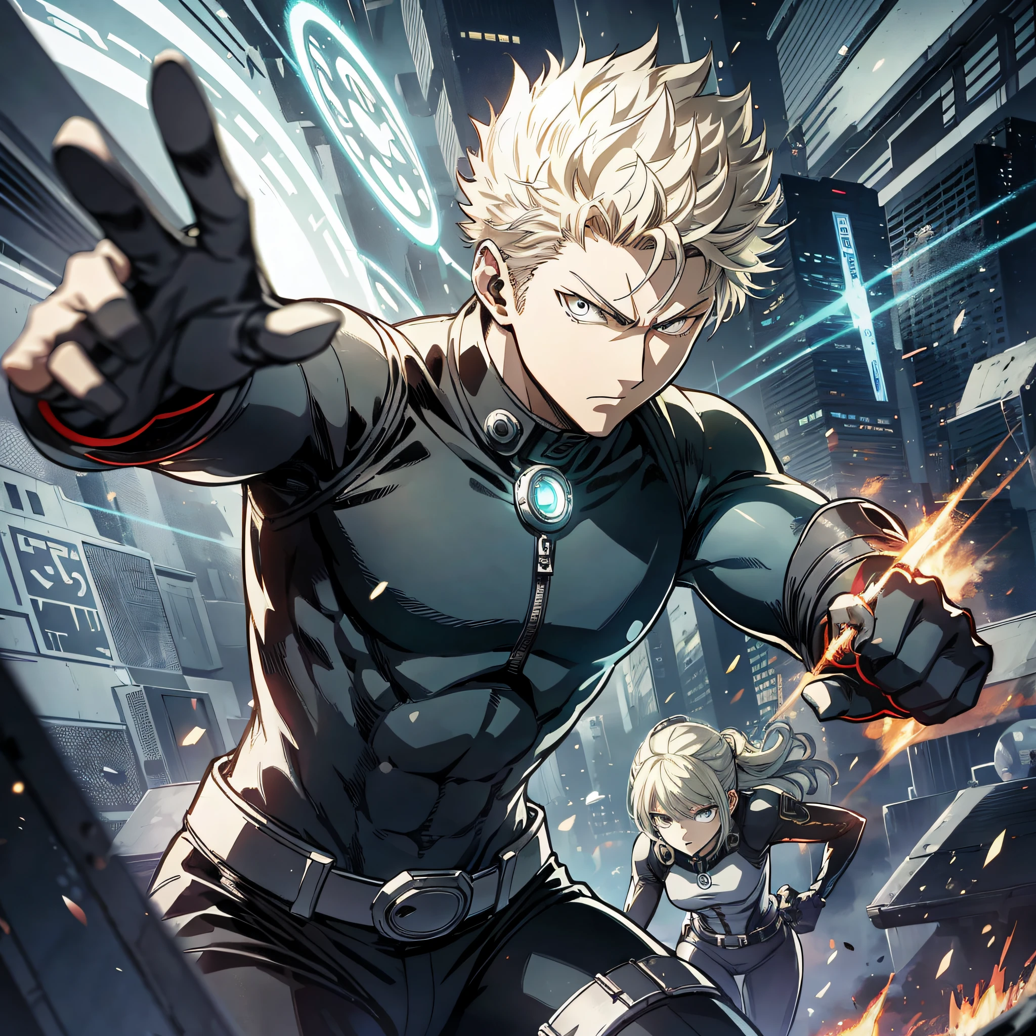 One Punch Man, game art graphics, combat, rookie characters
