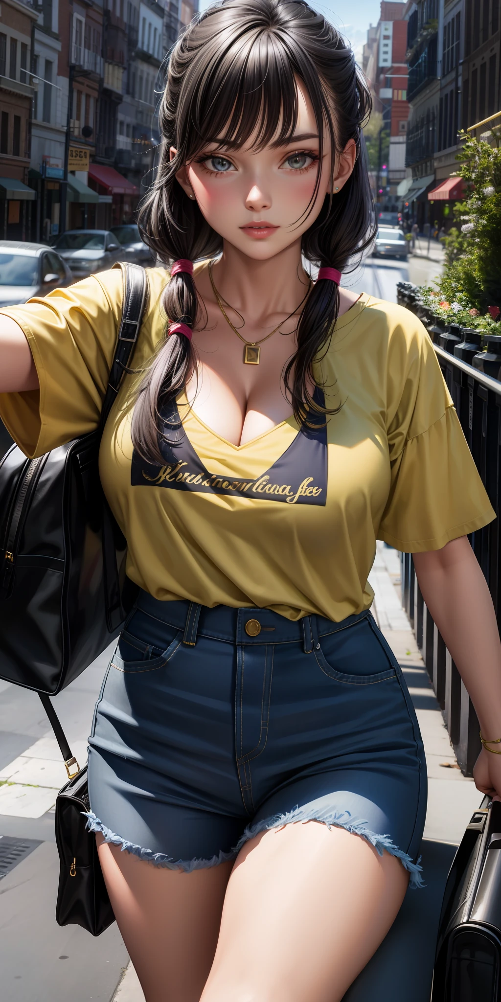 Cleavage enhancement, leg exposure