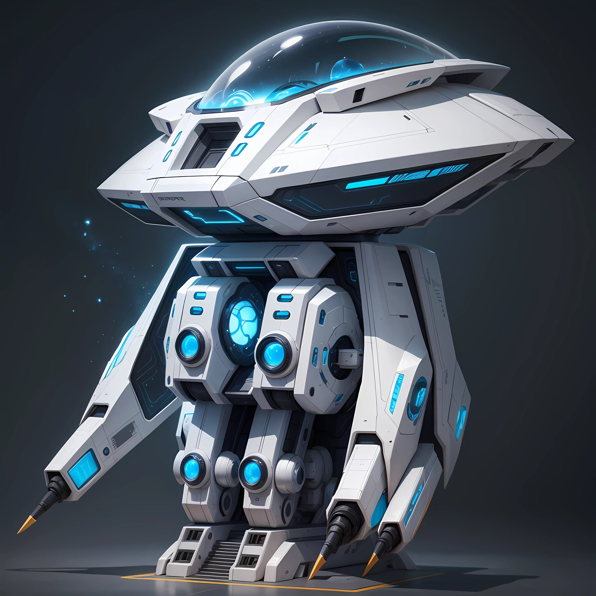 Spaceship from a distant future. ProtossAI,