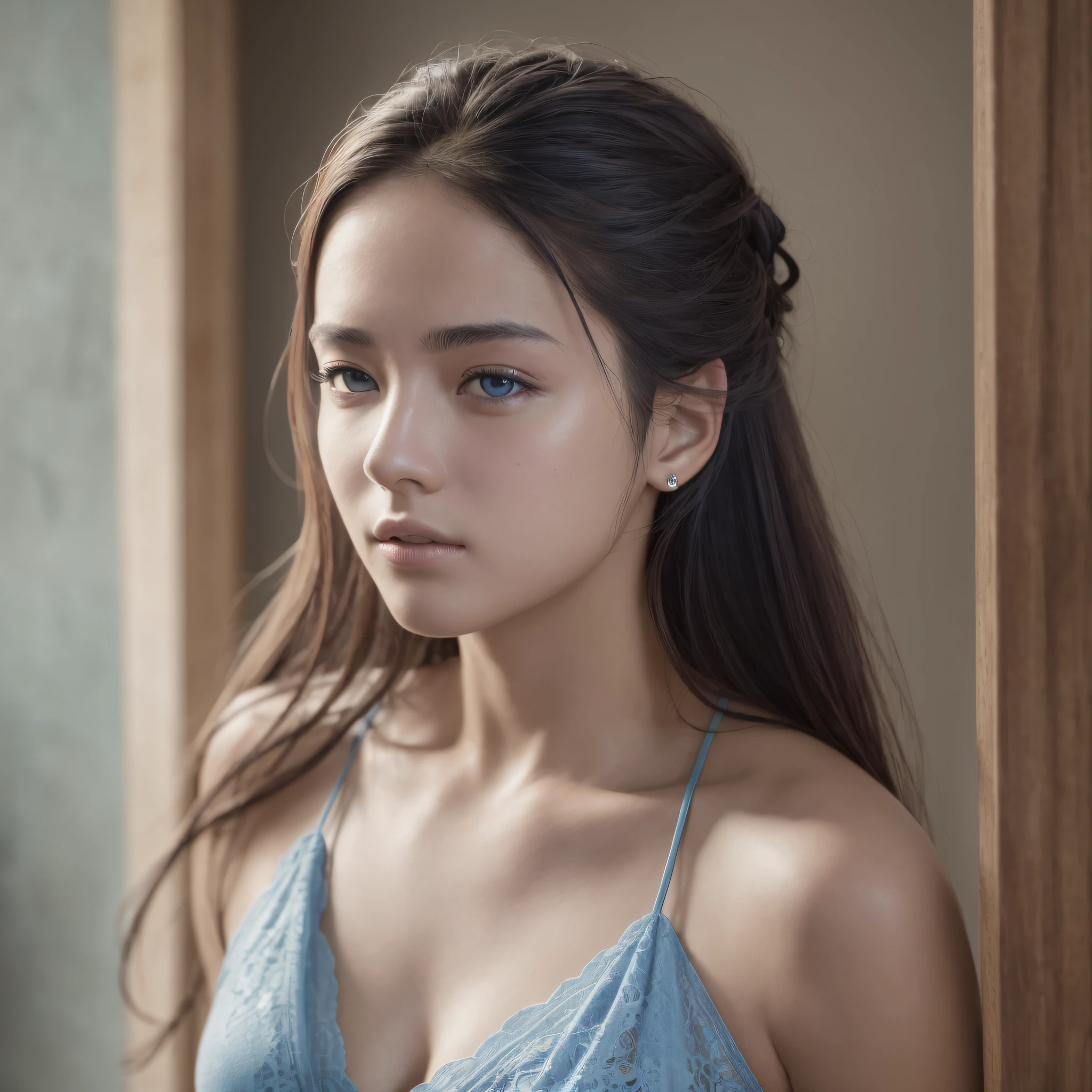 Top Quality, Masterpiece, Ultra High Resolution, (Photorealistic: 1.4), Raw Photos, Blue Skin --auto --s2