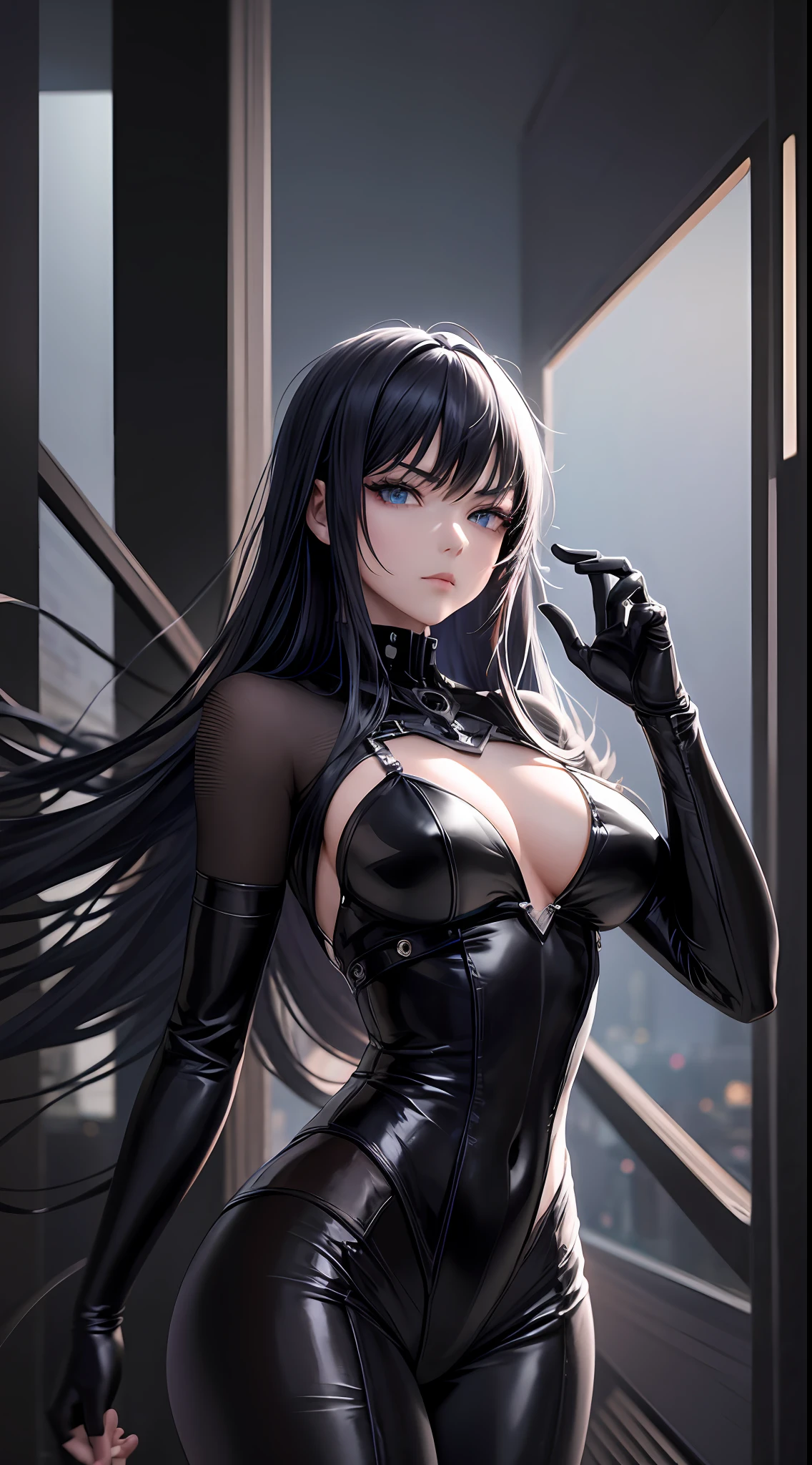 Anime heroine. Mysterious and enigmatic
. Unique and original
. Unconventional and non-conformist
. Ambitious and visionary
. Sophisticated and refined;
. Impressive and imposing
. Calm and composed
. Serious and reserved
. Silent and reserved) hyper detail, high resolution, super detail, best quality, amazing, top quality, extremely detailed CG Unity 8k wallpaper, cinematic lighting, cyberpunk, dark boy, --auto --s2