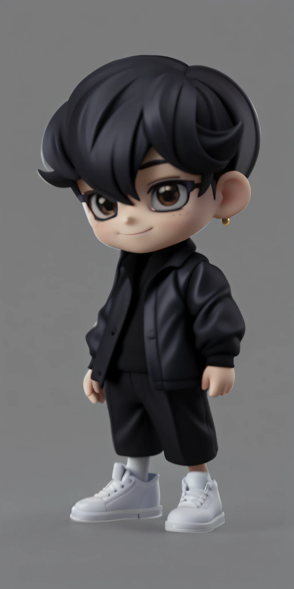 Close-up of toy characters of people in suits, Q posket, style for Nendoroid, Araki, Nendoroid 3 D, Chibi, Highly detailed characters, (Highly detailed characters), Nendoroid, Nendroid, vinyl toy figurines, good smile company anime style, gloss in the rain, Yukio - E, Jungkook, 4k, 8k, HD