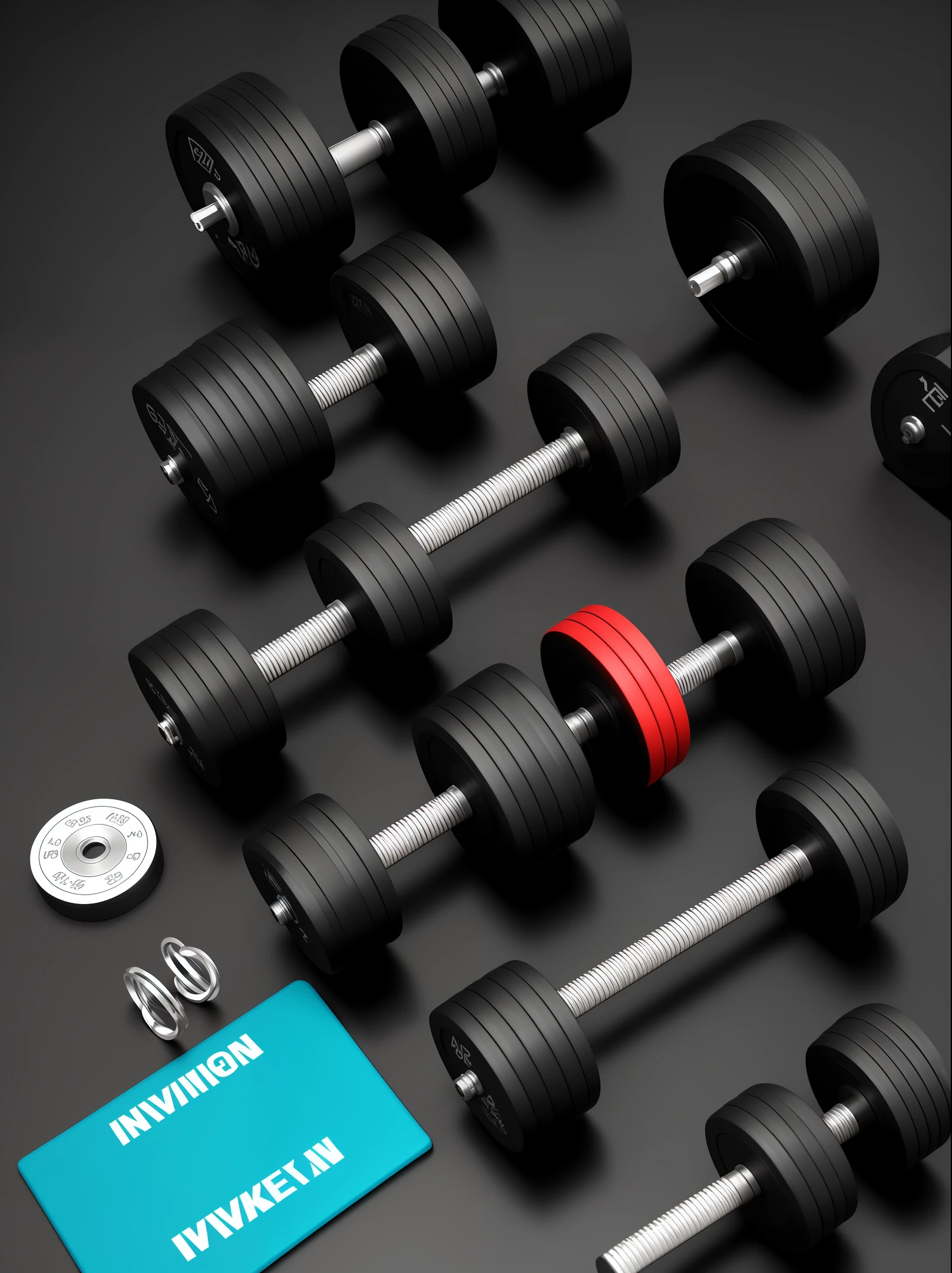 Gym weights, motivation, details, full hd, maximum quality