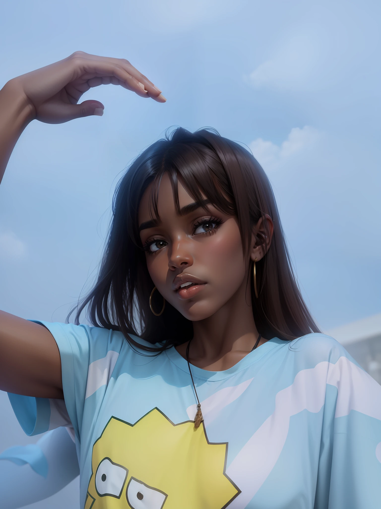 make cartoon, brown skin, brazillian girl, sexy cloaths --auto --s2