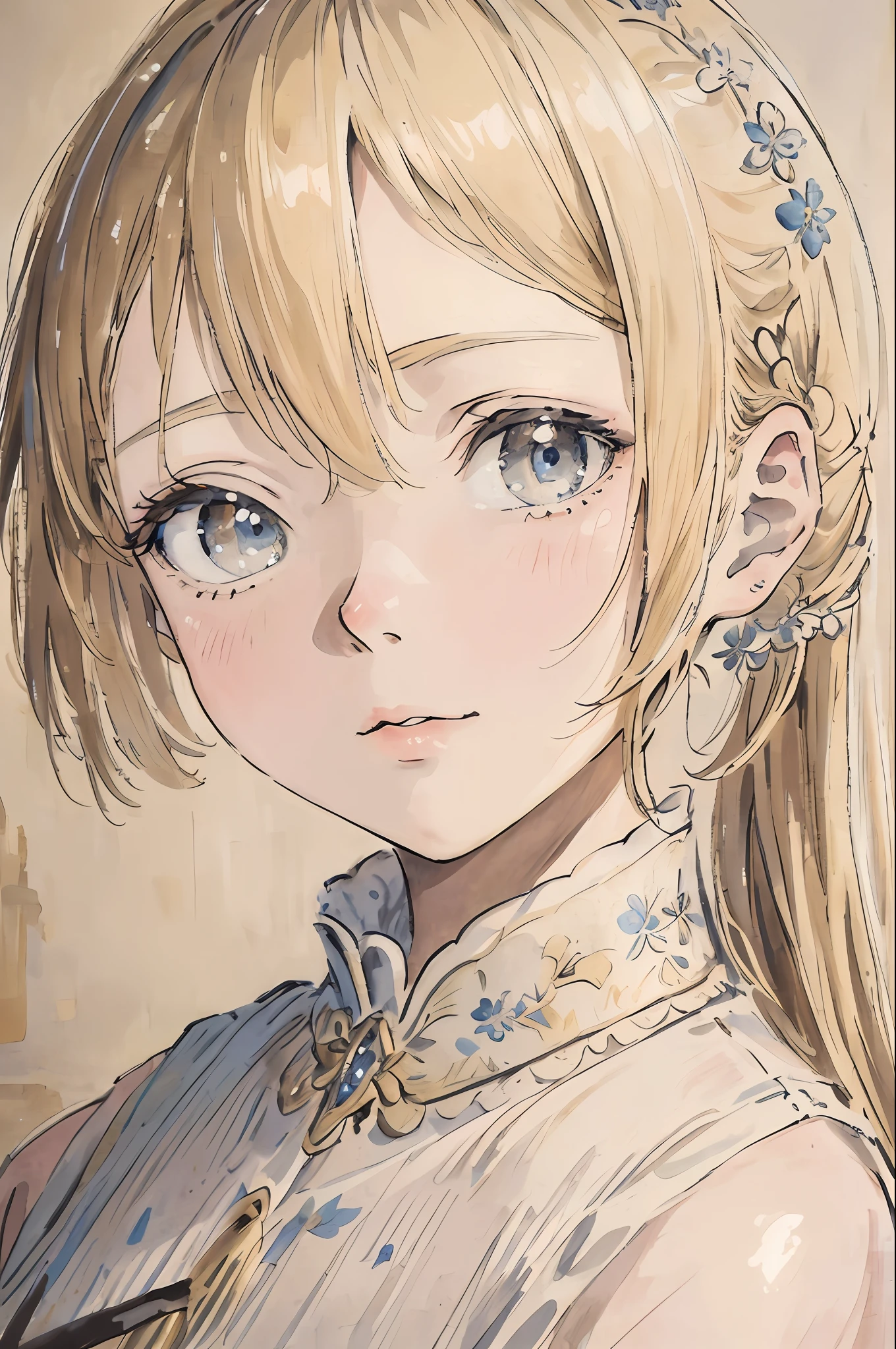 masterpiece, best quality, an extremely delicate and beautiful girl,an extremely delicate and beautiful, world masterpiece theater, ultra-detailed, highly detailed, best quality, blonde hair, highres, extremely detailed,1girl, best quality, illustration, looking at viewer, impasto, canvas, oil painting, realistic, realist ,real,