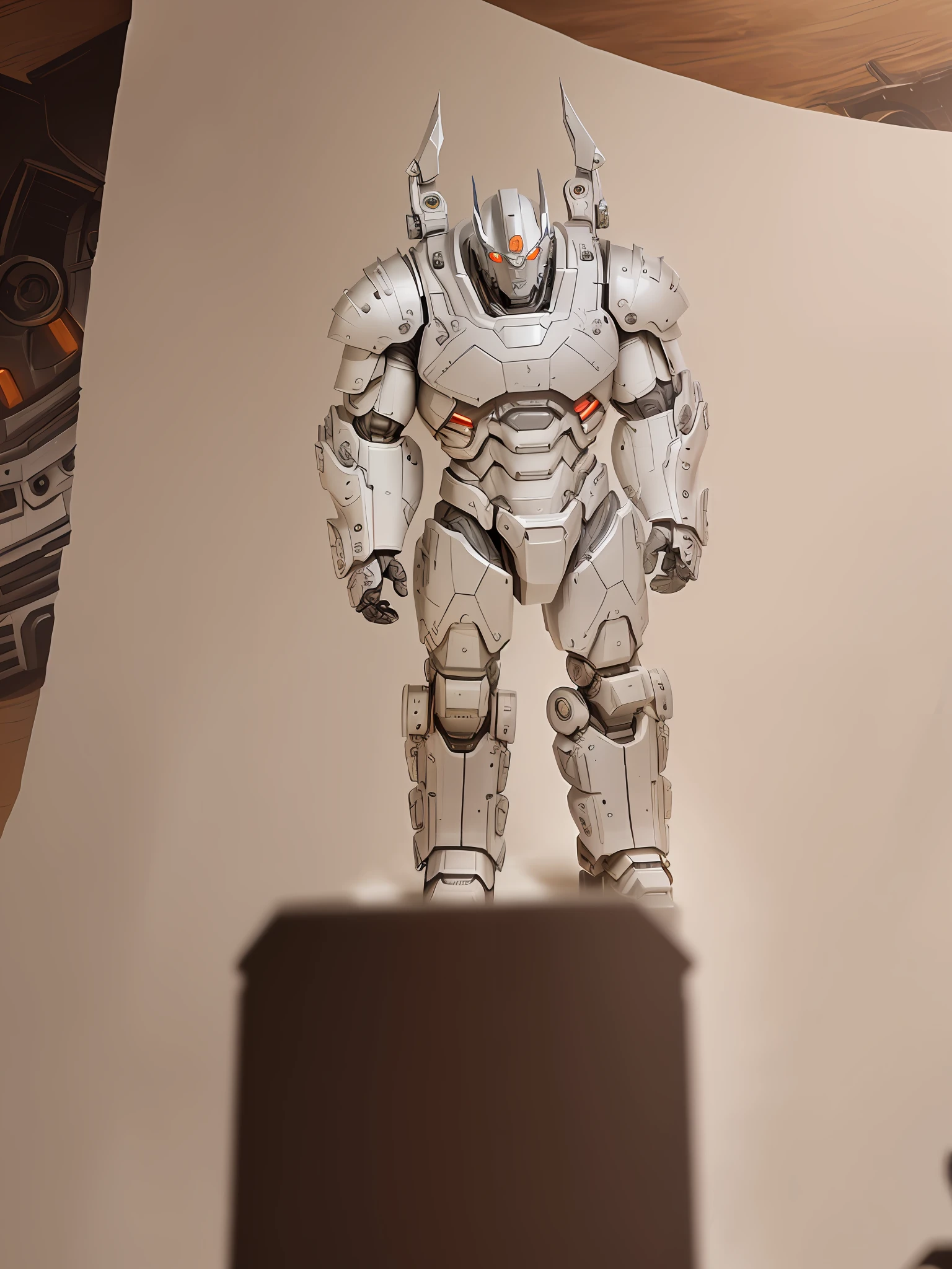Robot, muscle armor, movie CG, rich layering, rich rhythm, rich mechanical sense, muscle shape armor