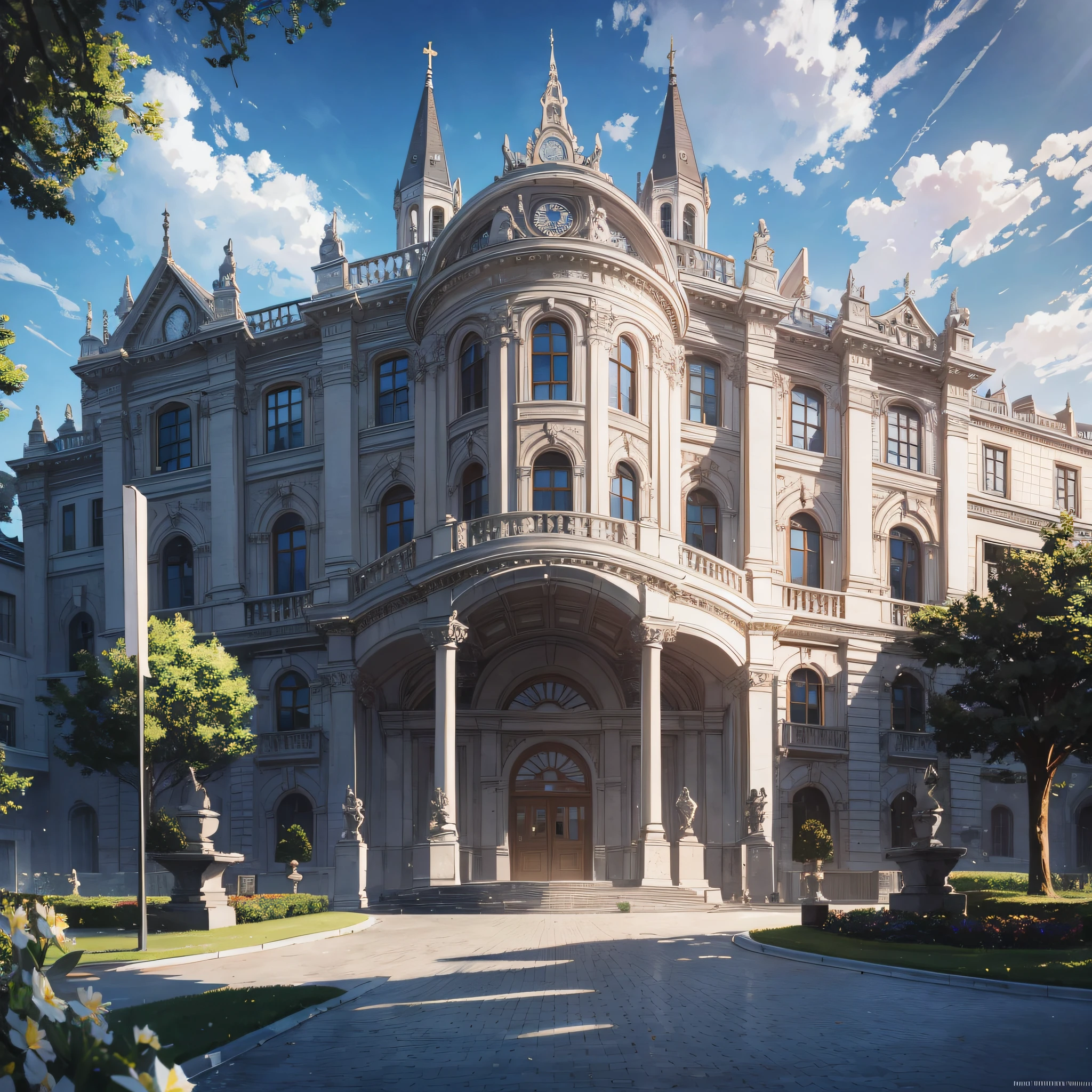 Luxury high school