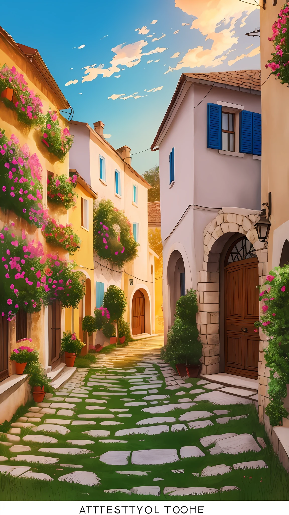 illustration:10, masterpiece,best quality,Alberobello town, relaxing scenes forest light relaxing colours 32k uhd not art image realstatice image with clearity streetslora:watercolorStylev10:035EasyNegative --auto --s2