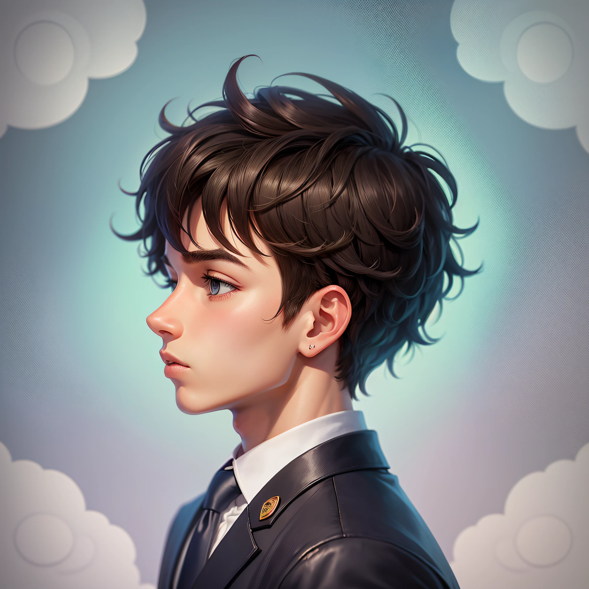 smart boy, cartoon, profile picture --auto --s2