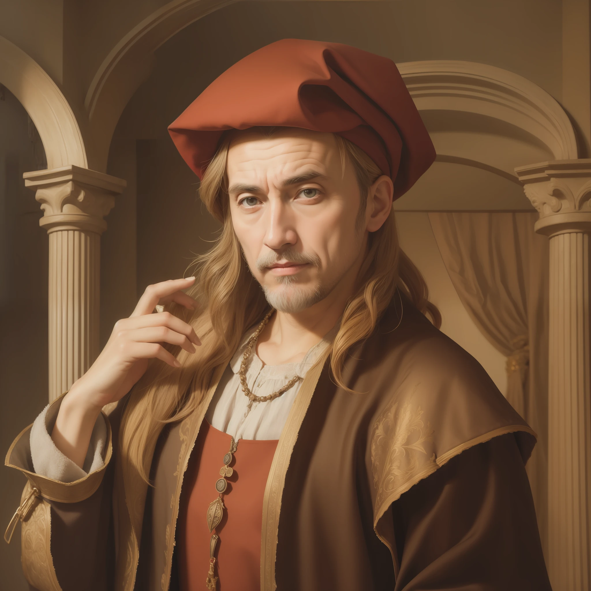 Merchant man, renaissance, portrait