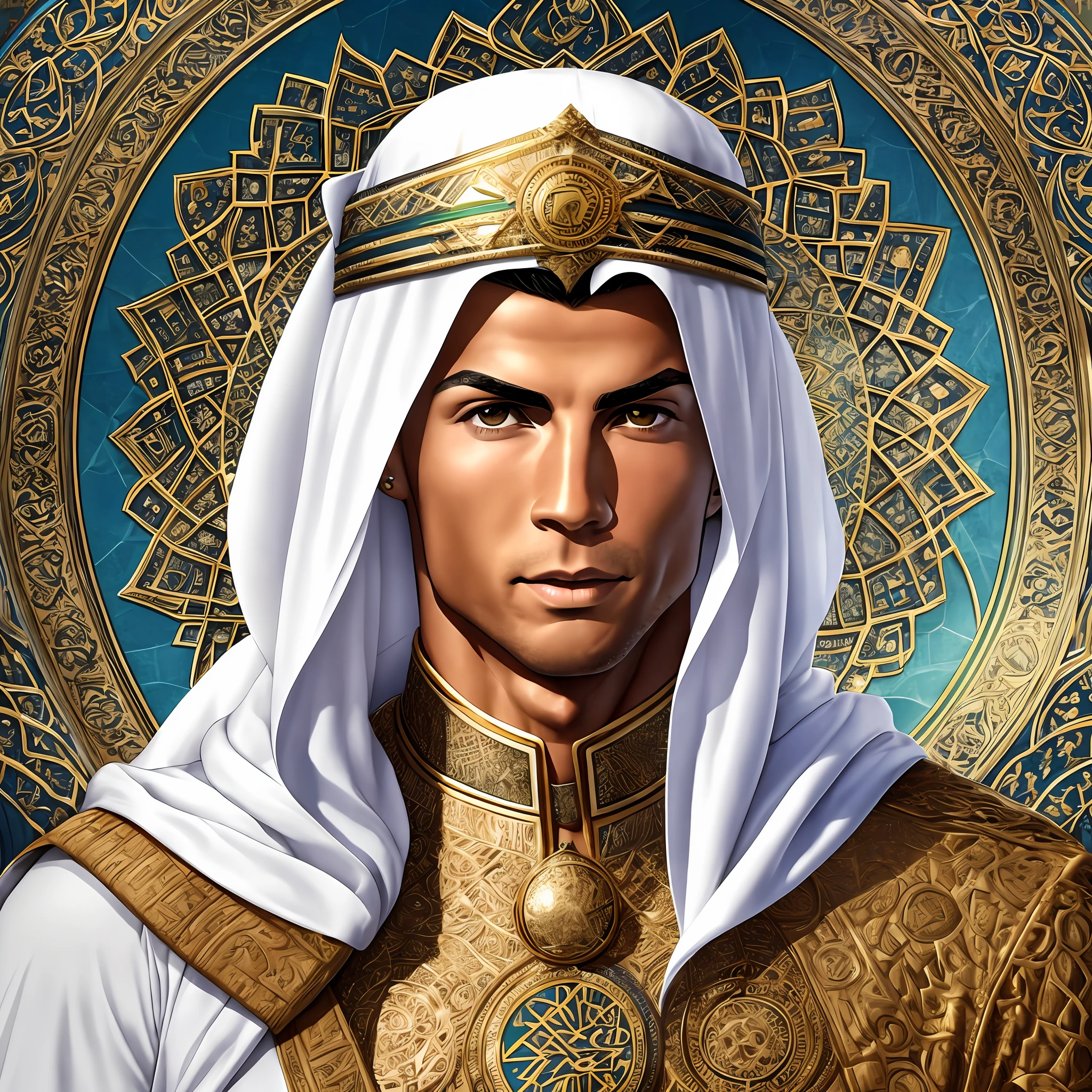 cristiano ronaldo in arabian crazy rich muslim --auto --s2