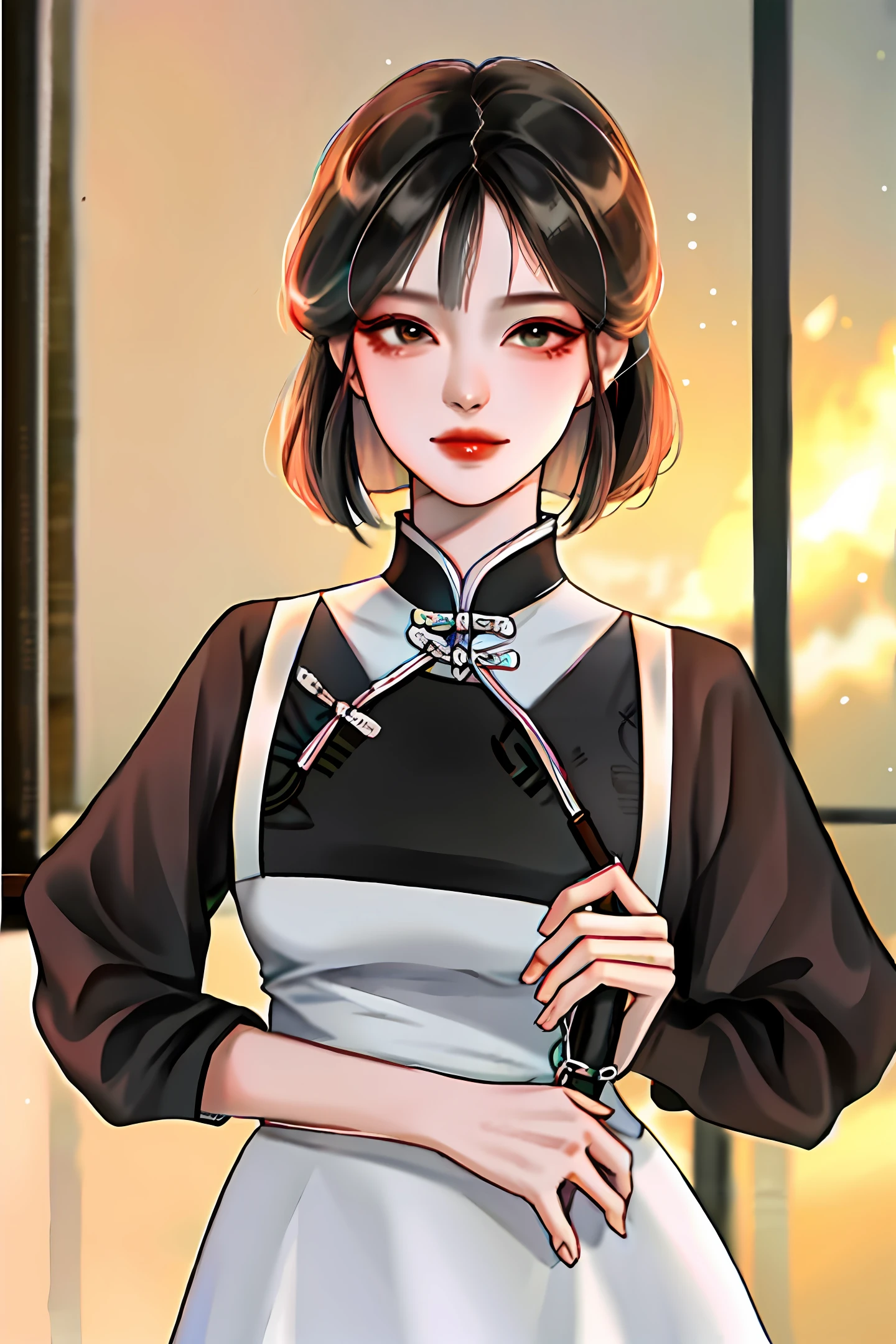 Gel coat, cheongsam, quadratic, nudity