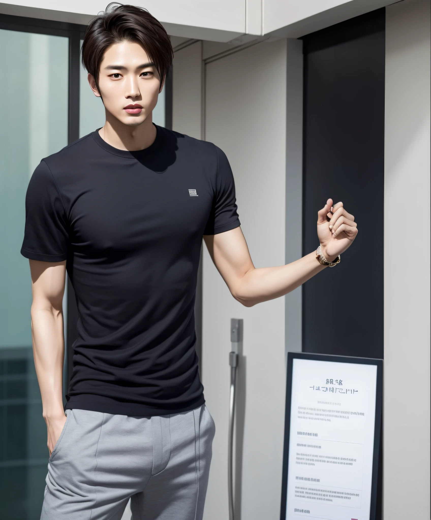 man, asian man, 20 years old, idol, handsome, slender,