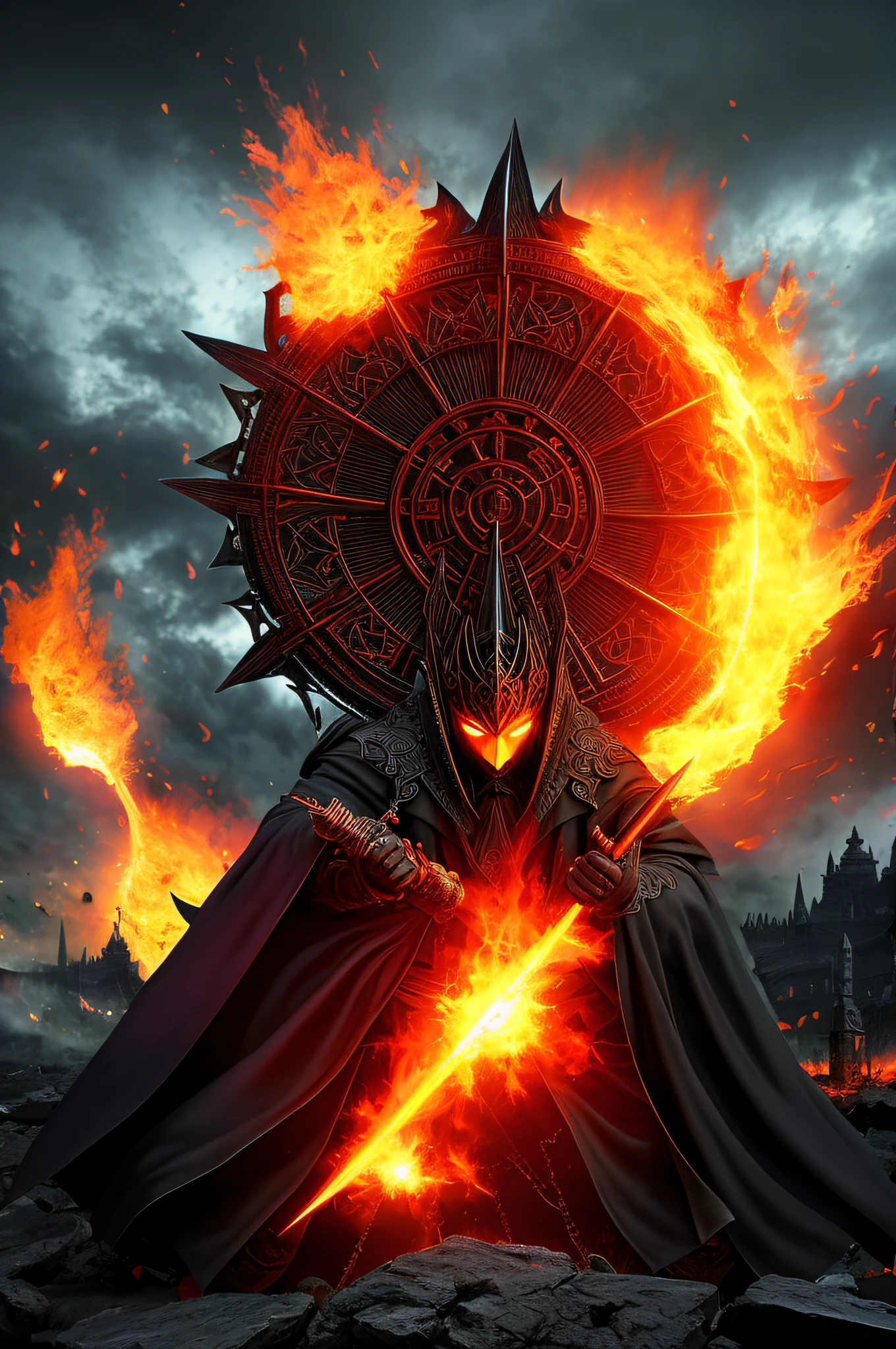 Arcanorum Astrum, the black flames of Hell, the collapse of the world