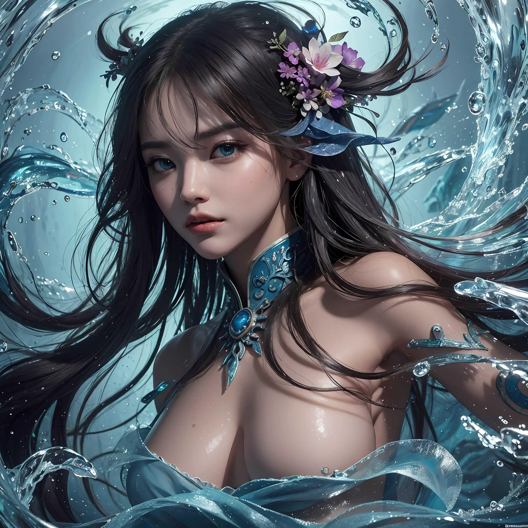 "(((best quality))),(((ultra detailed))),(((masterpiece))),illustration,","Eyes of the Watery Realm: An Intense Glimpse into the Underwater World","Mystical Guardian: The Mesmerizing Eyes that Defend the Depths","Silent Heroine: Unveiling the Graceful Spirit Behind the Aquatic Mask","Oceanic Avenger: Piercing Eyes that Embody the Spirit of Chinese Martial Arts","Gaze of Justice: A Powerful Female Warrior Hidden in the Watery Domain","Unseen Depths: The Mysterious Eyes of the Chinese-inspired Waterborne Warrior","The Aquatic Sentinel: Unleashing Power with a Single Glimpse","Enigmatic Waters: Unmasking the Courage of the Chinese-themed Heroine","Beneath the Surface: The Fierce Spirit of the Subaquatic Chinese Martial Artist","The Silent Protector: Eyes that Speak Volumes in the Watery Realm". --auto --s2
