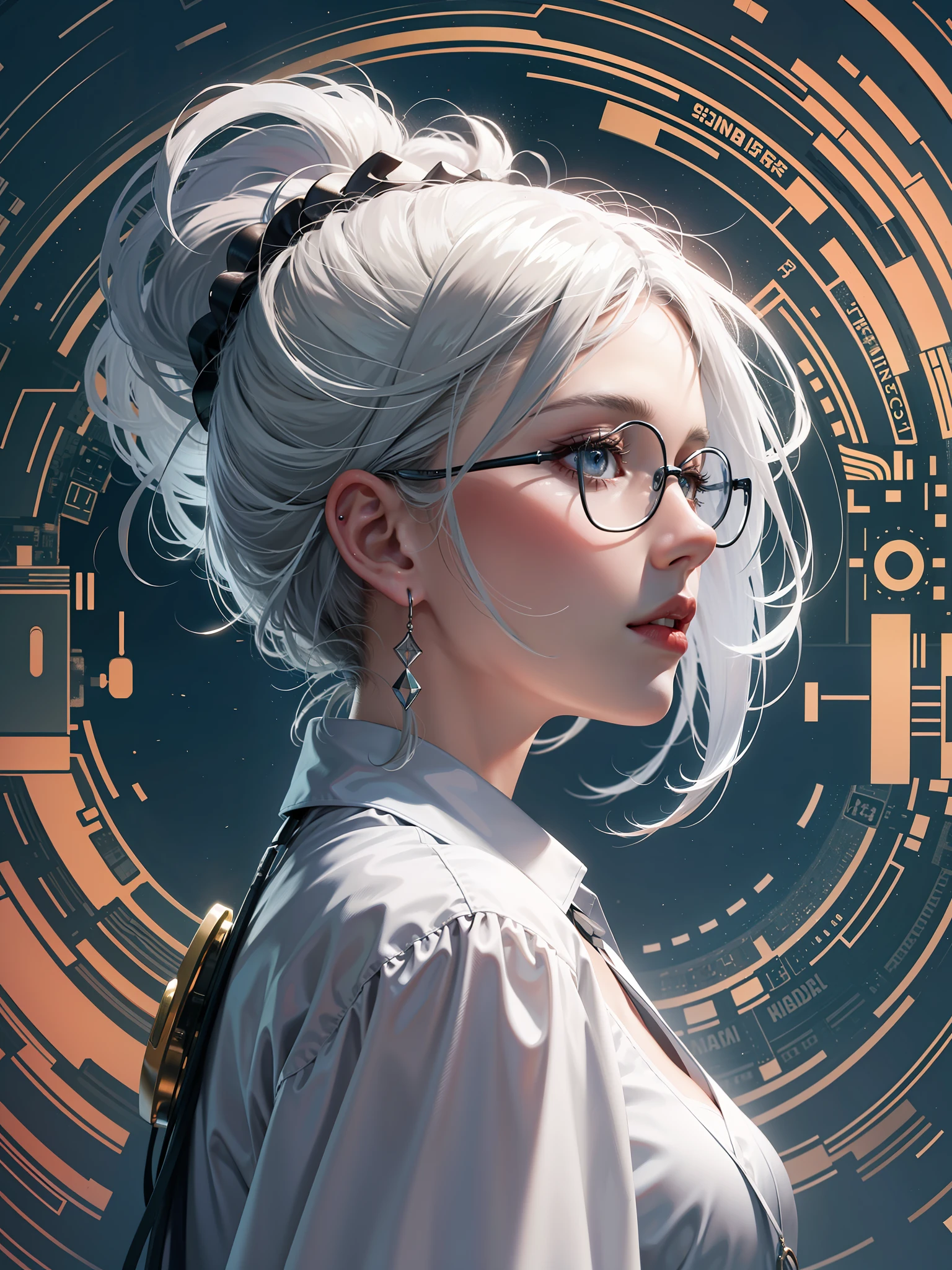 Silver hair