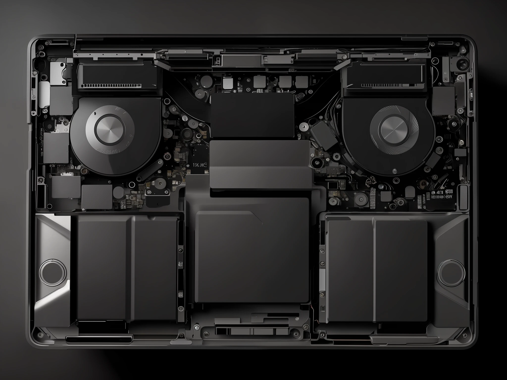 a close up of a laptop with a hard drive and a hard drive, apple, rtx engine, 8 k 1 5 0 mpx, 8k matte, 8 k matte, 4k detail, 4 k detail, beautiful image, detailed and intricate image, bottom angle, 8k detail, 8 k detail, 4 k hyperrealengine, hyper intricate