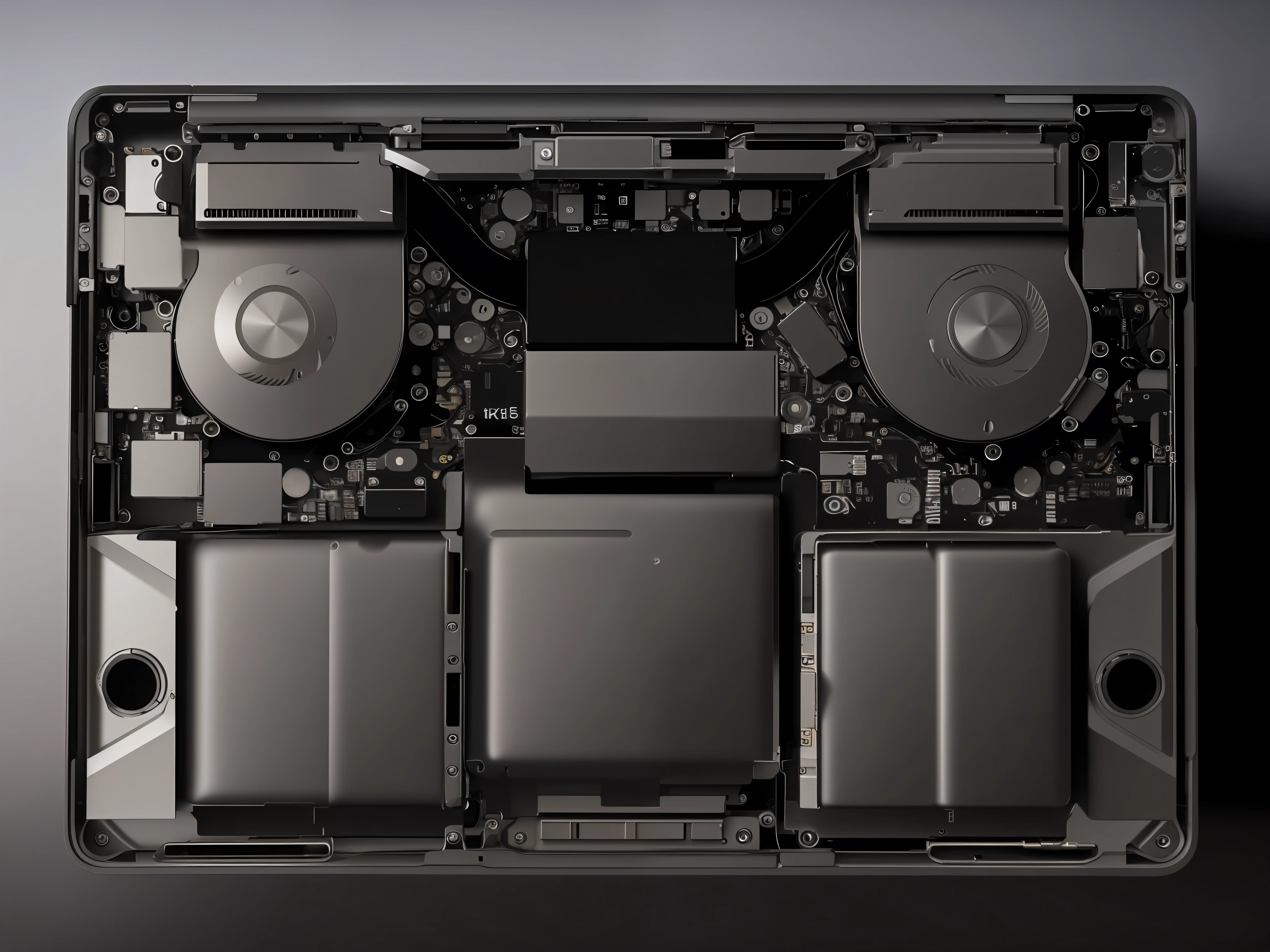 a close up of a laptop with a hard drive and a hard drive, apple, rtx engine, 8 k 1 5 0 mpx, 8k matte, 8 k matte, 4k detail, 4 k detail, beautiful image, detailed and intricate image, bottom angle, 8k detail, 8 k detail, 4 k hyperrealengine, hyper intricate