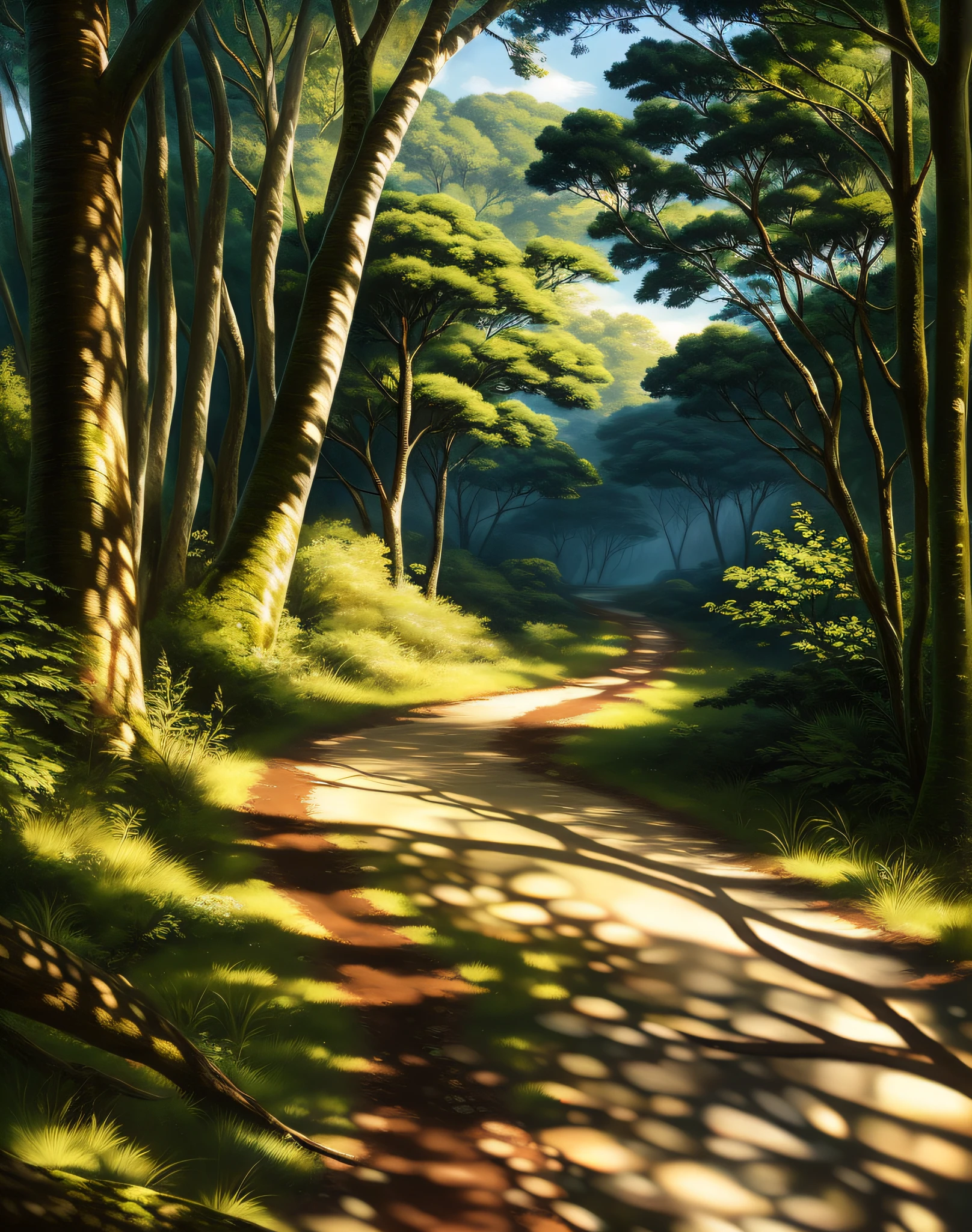 detailed background, stretched path, wilderness background, bocage, savannah, wilderness, photorealistic, ultra-realistic, ultra-detailed,