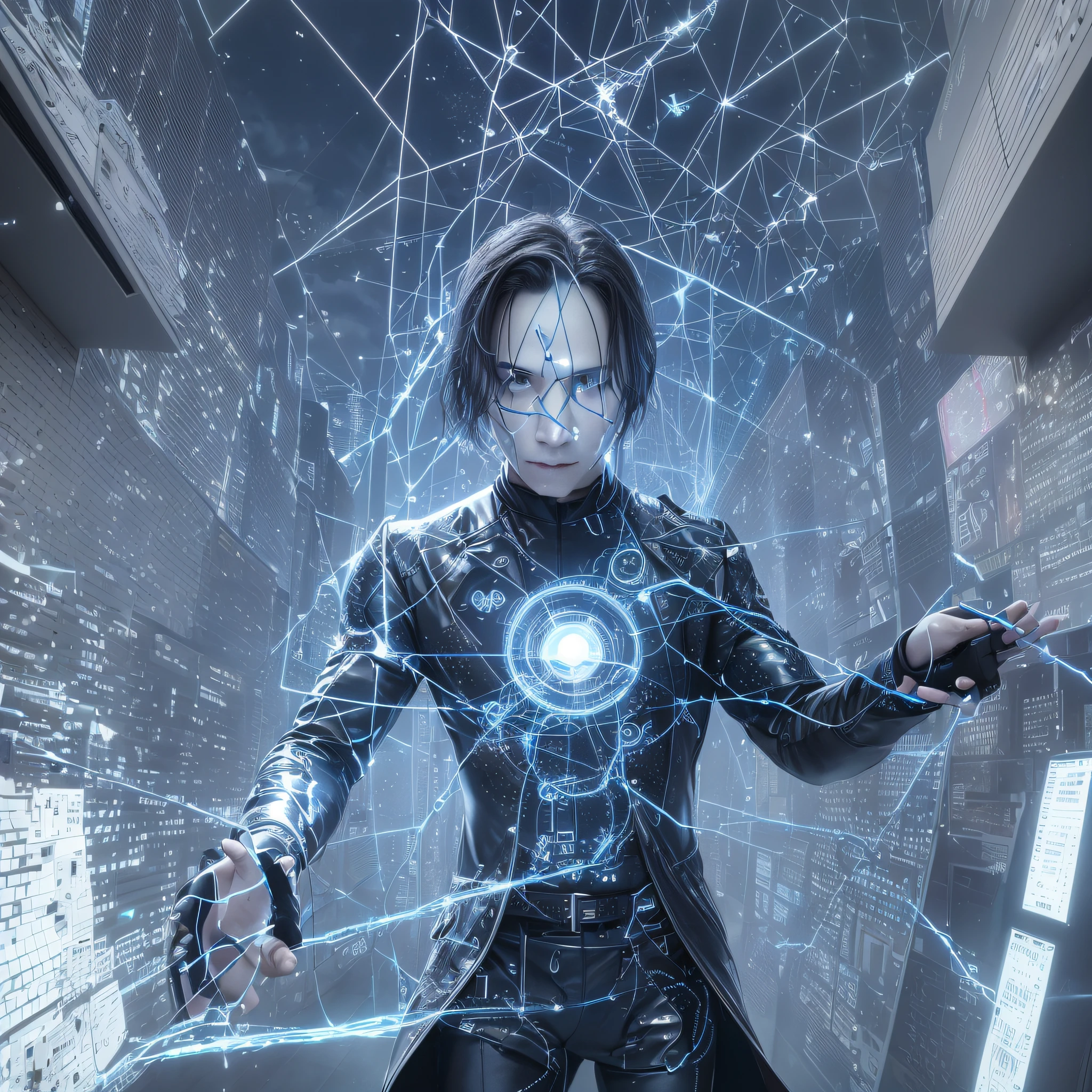 Imagine yourself immersed in a world of codes and illusions, trapped in a reality manufactured by unknown forces. But within you, a burning desire to unravel the truth, to break the chains of manipulation and achieve authentic freedom.
In this AI-generated image, we visualize a brave and determined individual, with eyes bright with curiosity and questioning. He is surrounded by a digital haze that represents the illusion of the Matrix, while rays of light pierce through the veil, symbolizing the search for truth.
As the protagonist progresses, lines of binary code intertwine around him, representing the web of virtual reality in which he is immersed. However, his outstretched hands and determined expression show that he is defying the illusion and freeing himself from the imposed bonds.
In the background, we glimpse a futuristic and dystopian landscape, reminding us of the duality between the false reality of the Matrix and the true world that awaits beyond it. Dark clouds dissipate on the horizon, revealing a bright blue sky, representing the hope and promise of an authentic reality.
This AI image captures the thrilling journey of escaping the Matrix and breaking free from illusion, encouraging those who see it to question reality, seek the truth, and walk the path of authenticity and freedom. --auto --s2